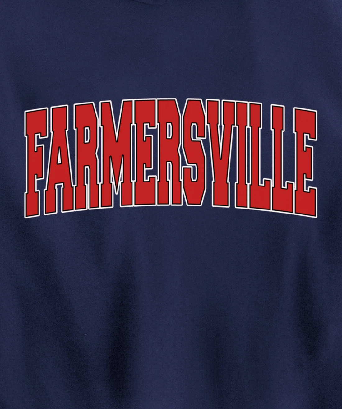 FARMERSVILLE TX TEXAS Varsity Style USA Vintage Sports Pullover Hoodie