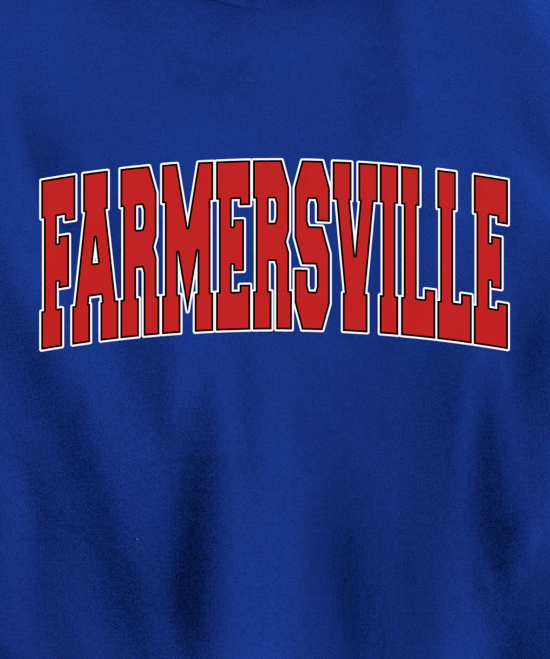 FARMERSVILLE TX TEXAS Varsity Style USA Vintage Sports Pullover Hoodie