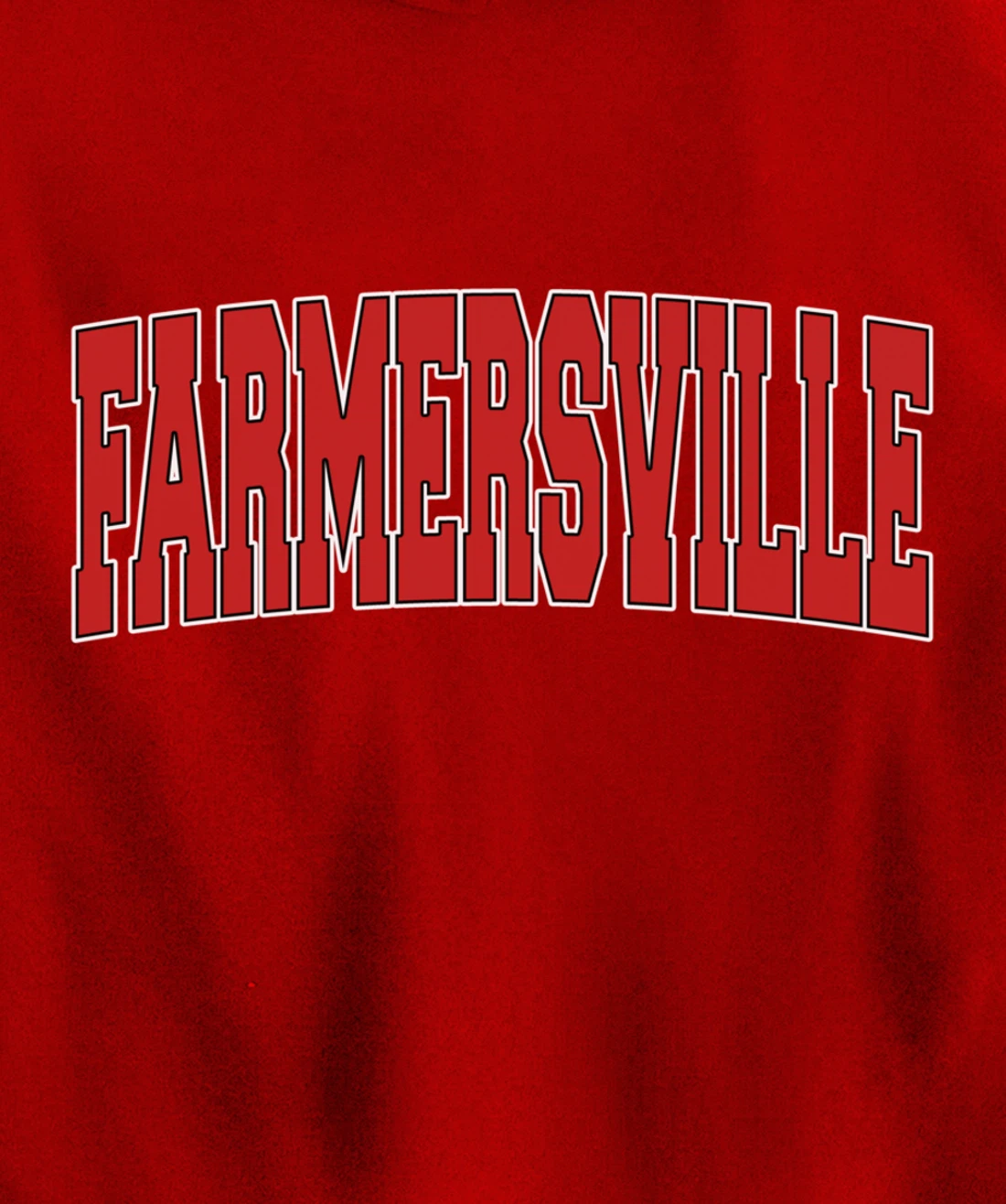 FARMERSVILLE TX TEXAS Varsity Style USA Vintage Sports Pullover Hoodie