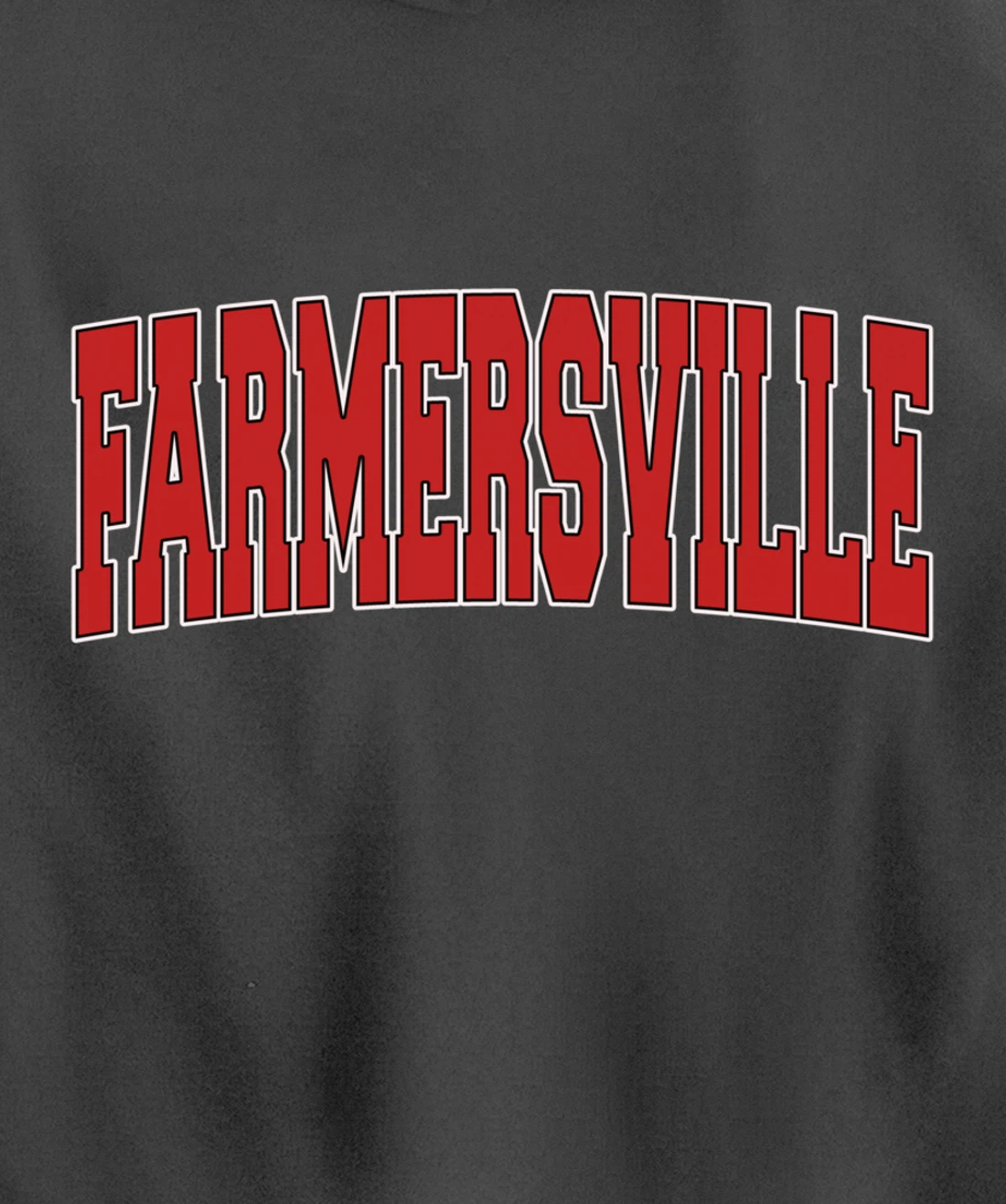 FARMERSVILLE TX TEXAS Varsity Style USA Vintage Sports Pullover Hoodie