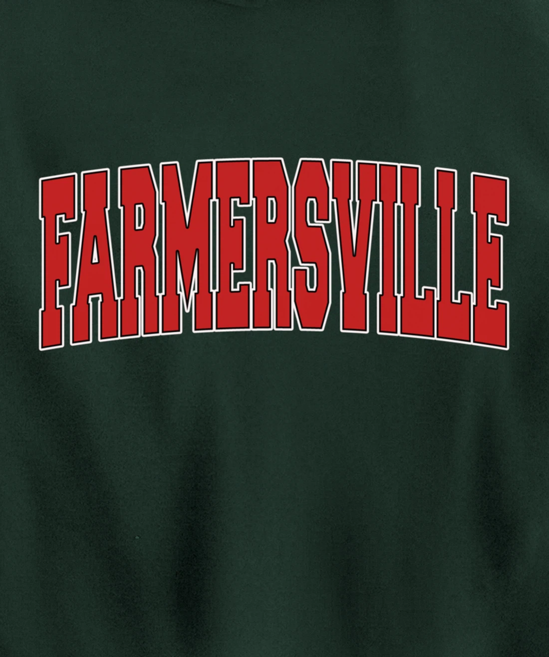 FARMERSVILLE TX TEXAS Varsity Style USA Vintage Sports Pullover Hoodie