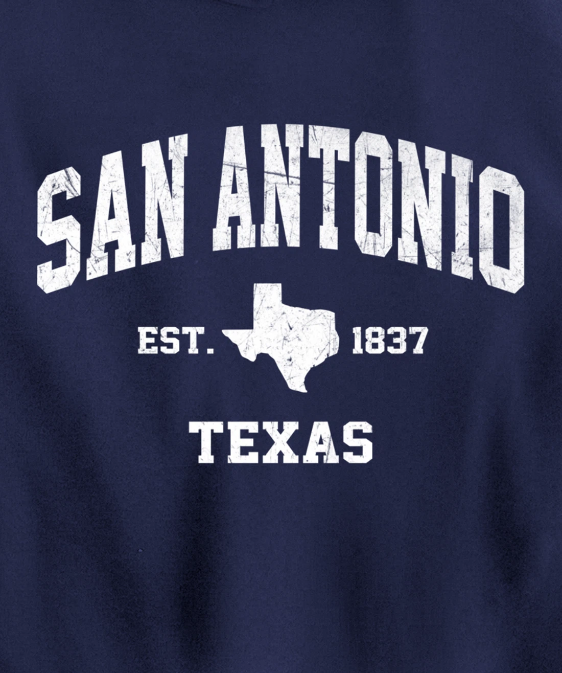 San Antonio Texas TX USA vintage state Athletic style gift Pullover Hoodie