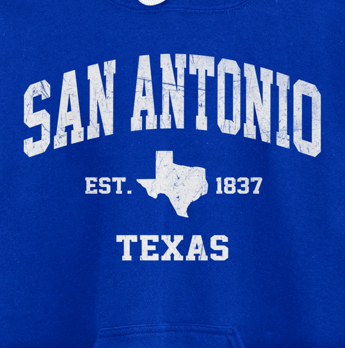 San Antonio Texas TX USA vintage state Athletic style gift Pullover Hoodie