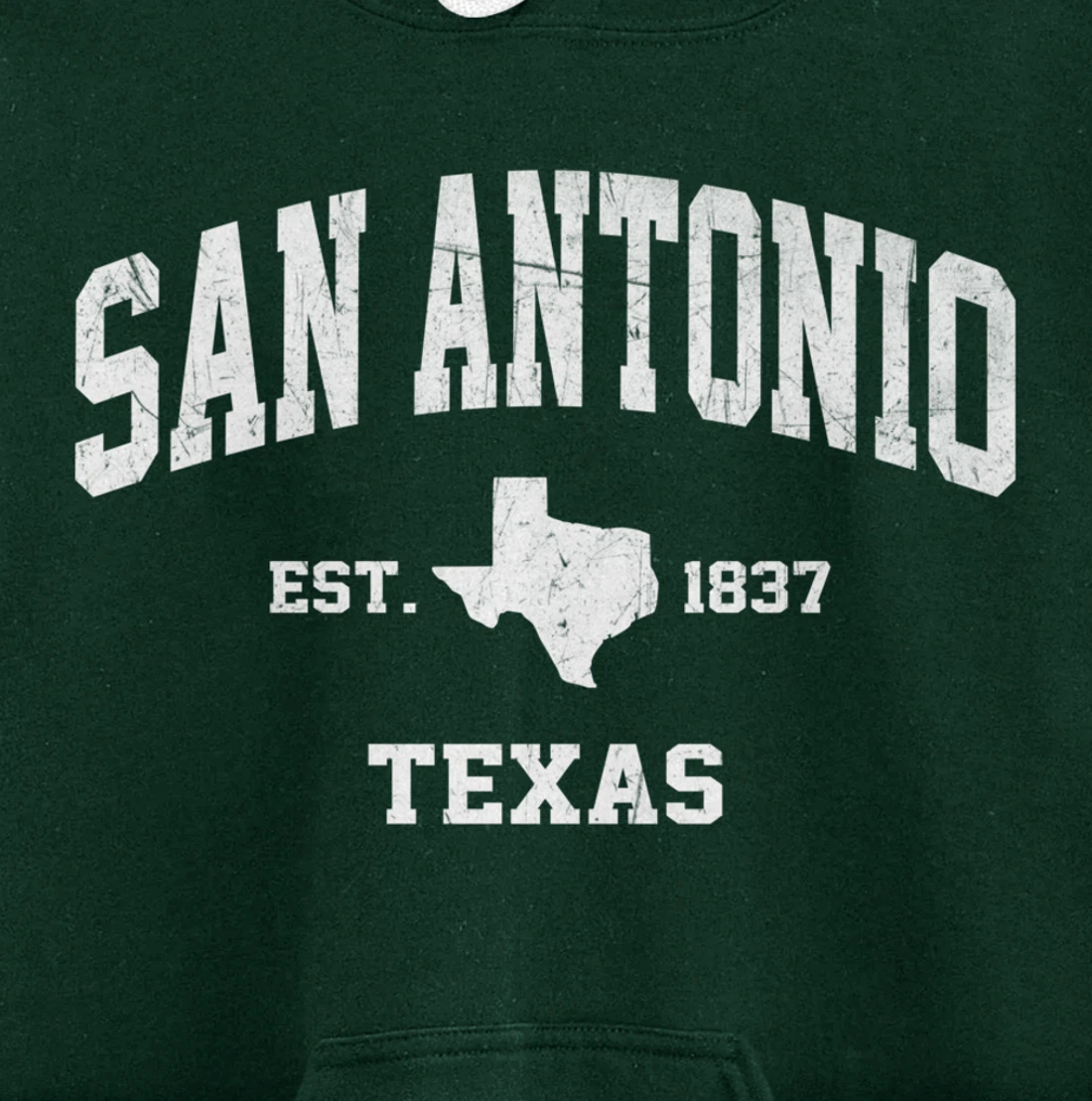 San Antonio Texas TX USA vintage state Athletic style gift Pullover Hoodie