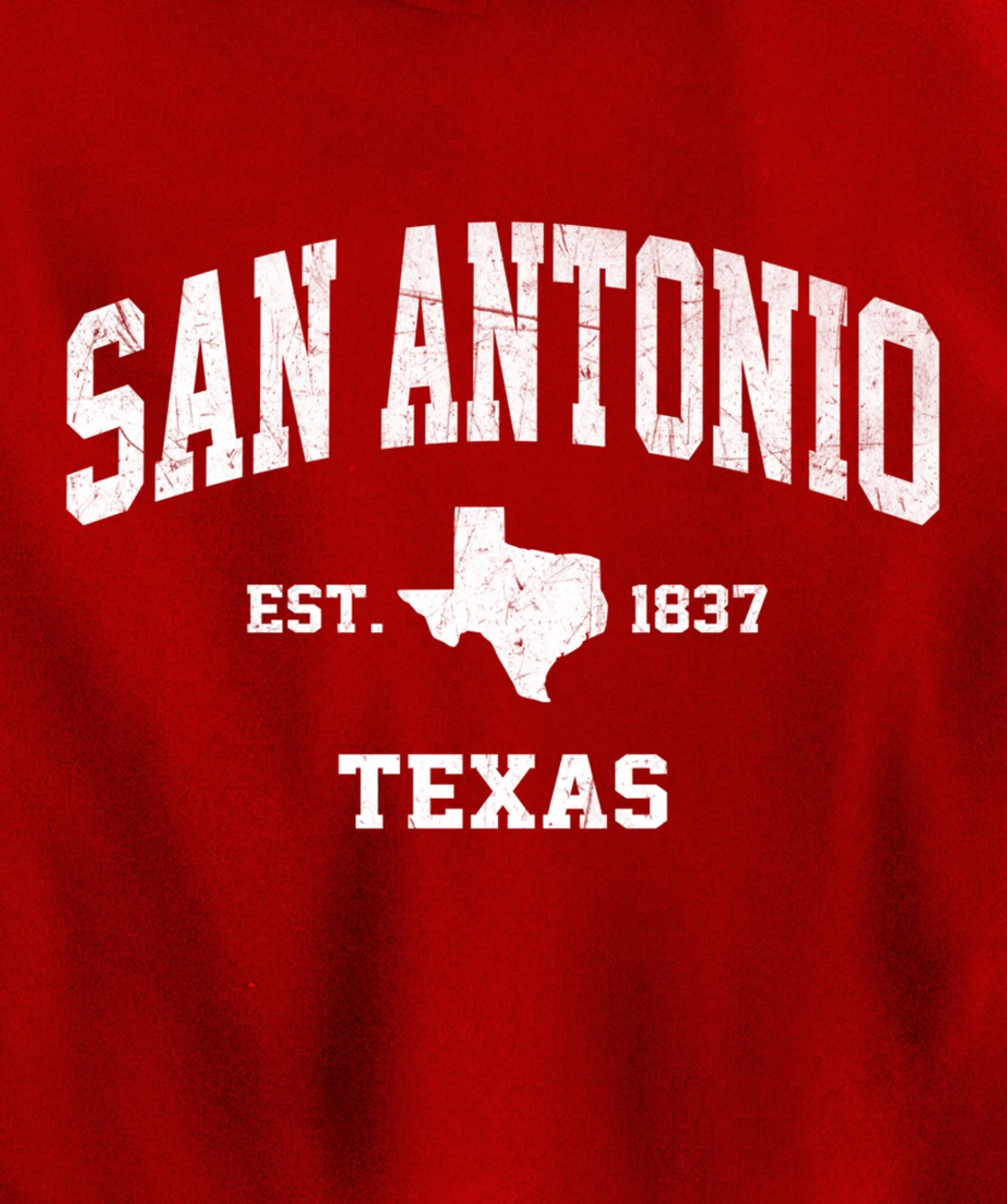 San Antonio Texas TX USA vintage state Athletic style gift Pullover Hoodie