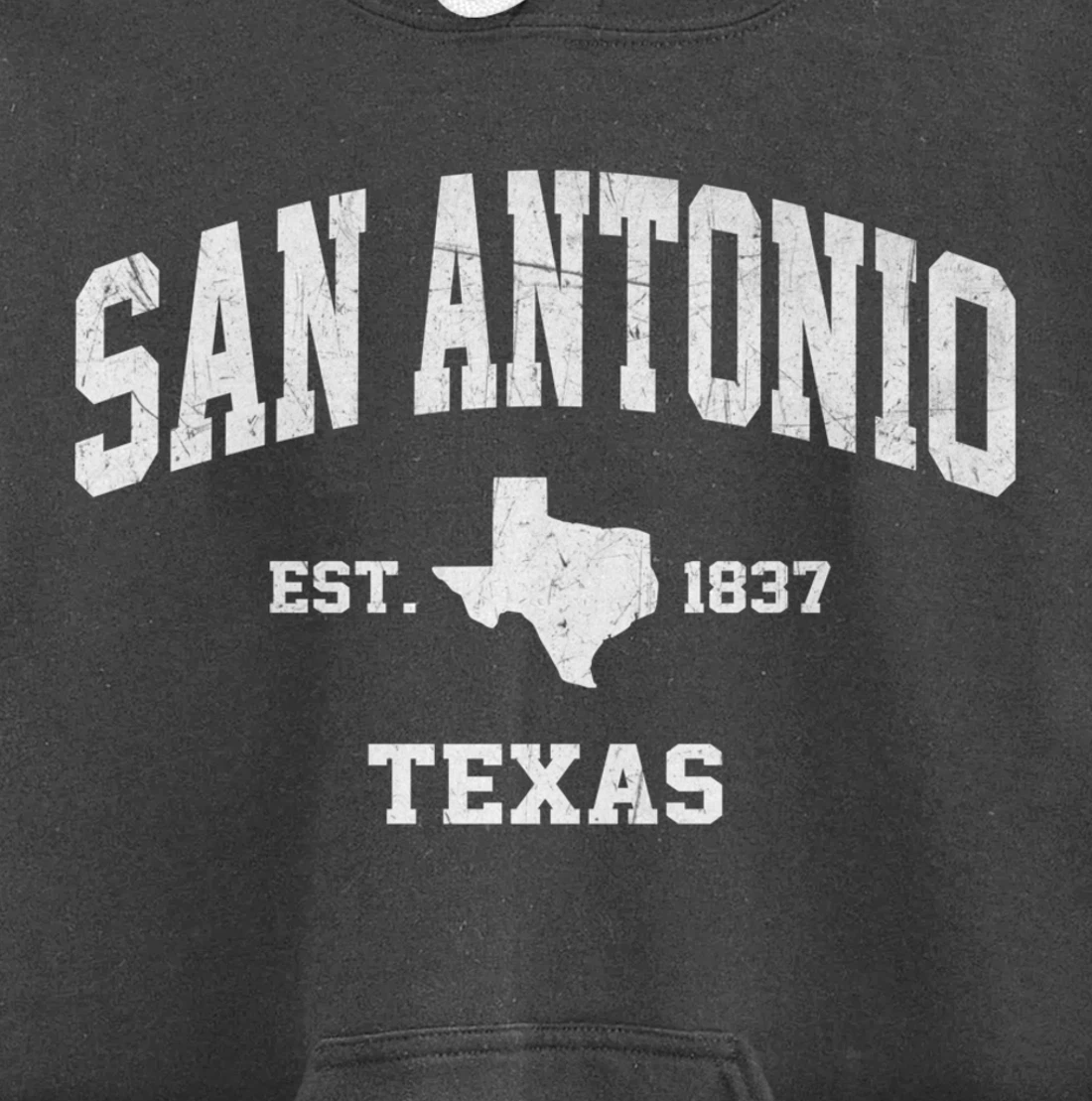 San Antonio Texas TX USA vintage state Athletic style gift Pullover Hoodie