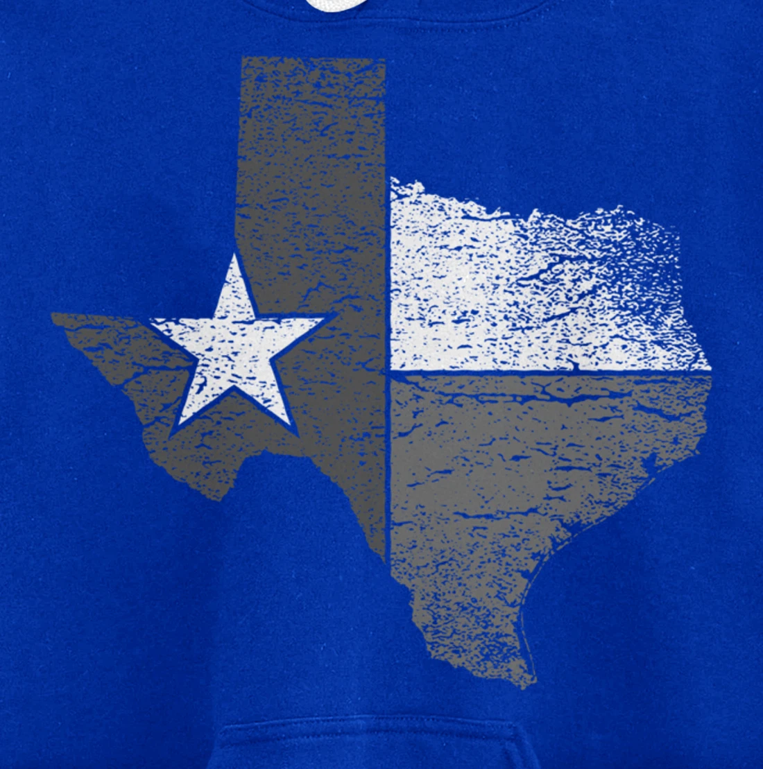 Texas Hoodie Women Men Texas Flag B&W Map of State of Texas Pullover Hoodie