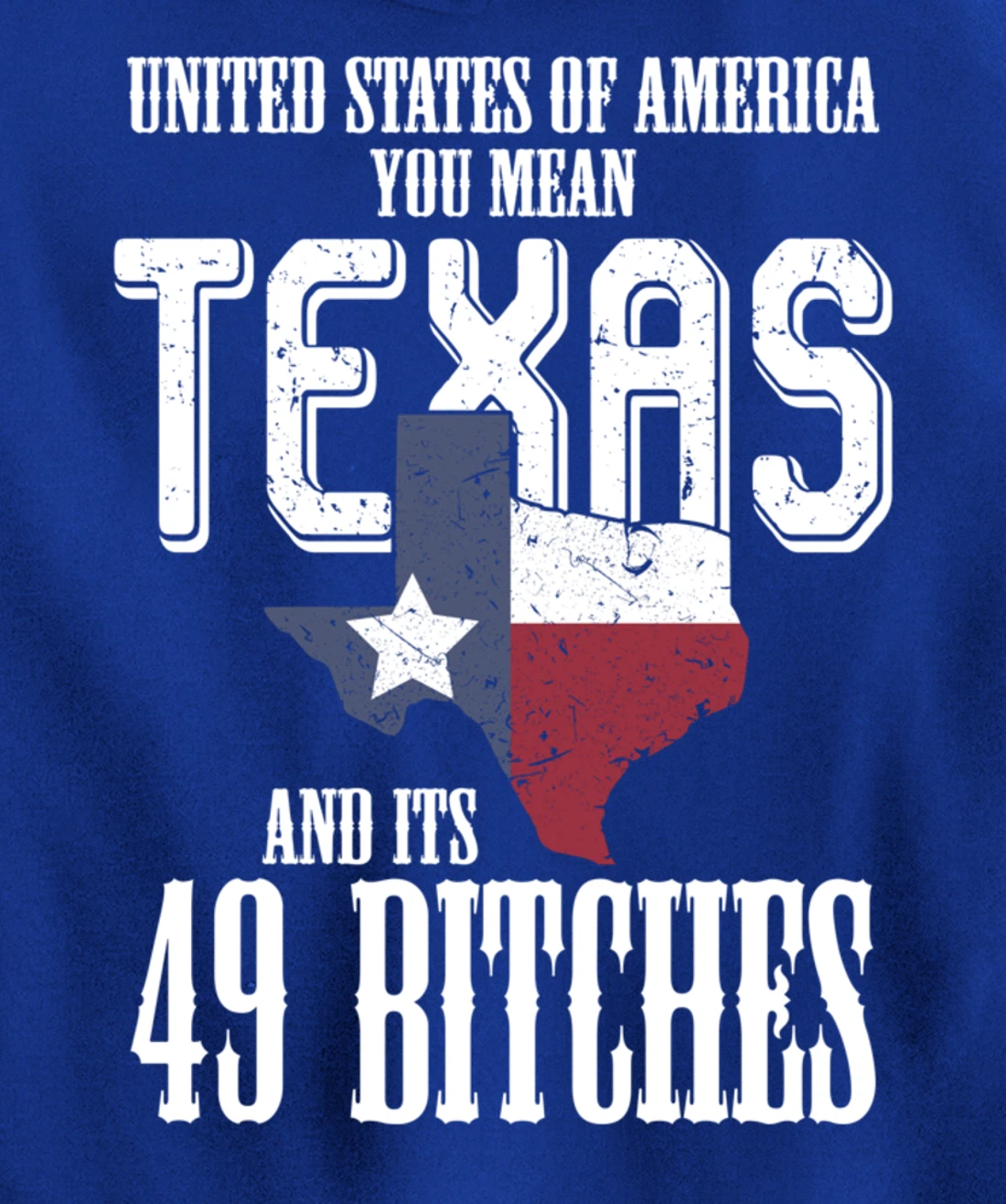 Funny USA Flag United States Of America Texas Pullover Hoodie