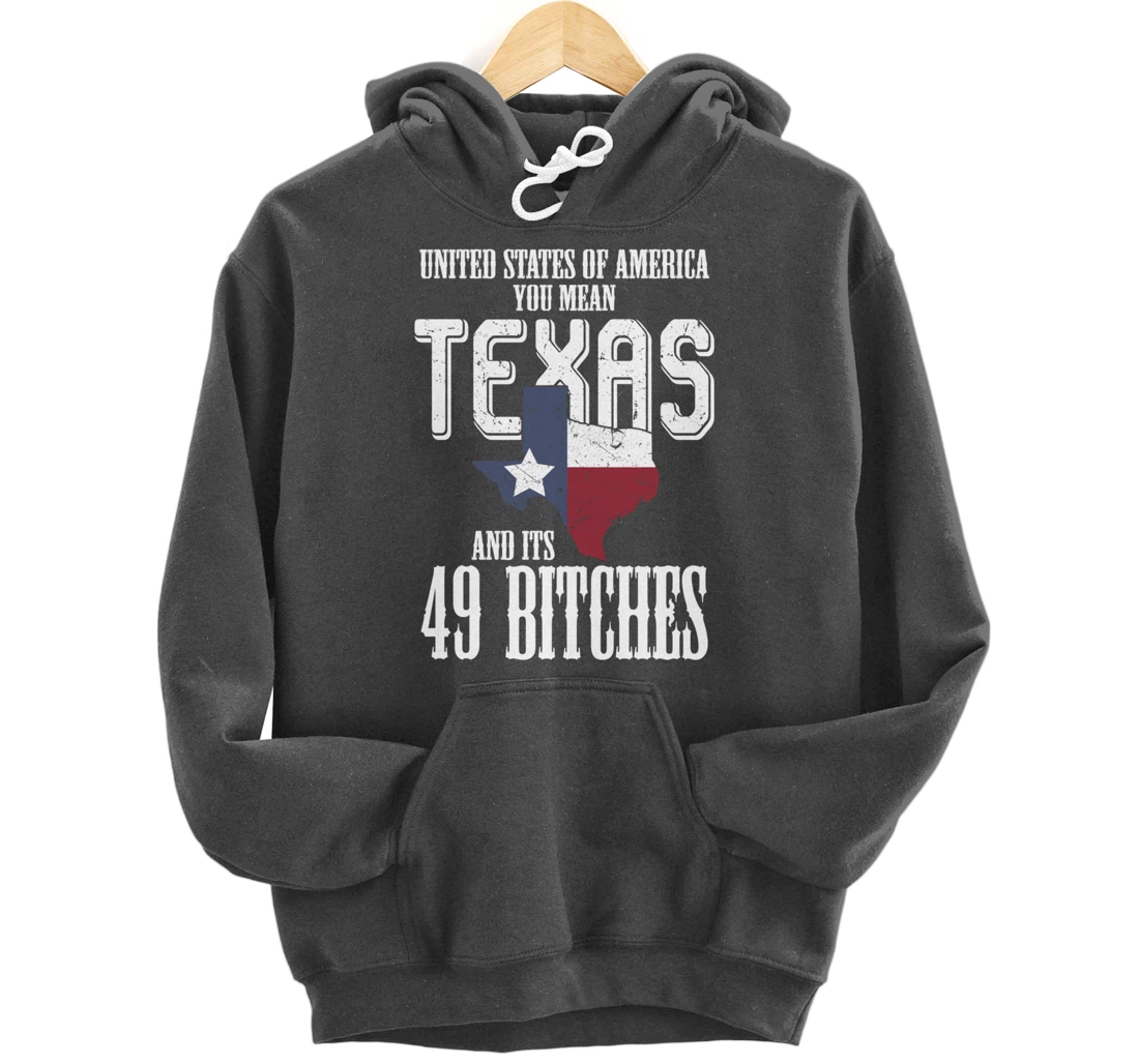Funny USA Flag United States Of America Texas Pullover Hoodie