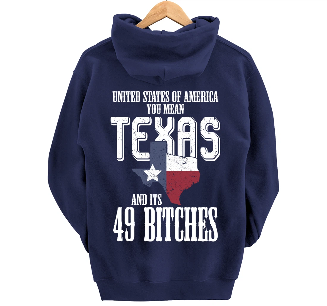 Funny USA Flag United States Of America Texas Pullover Hoodie