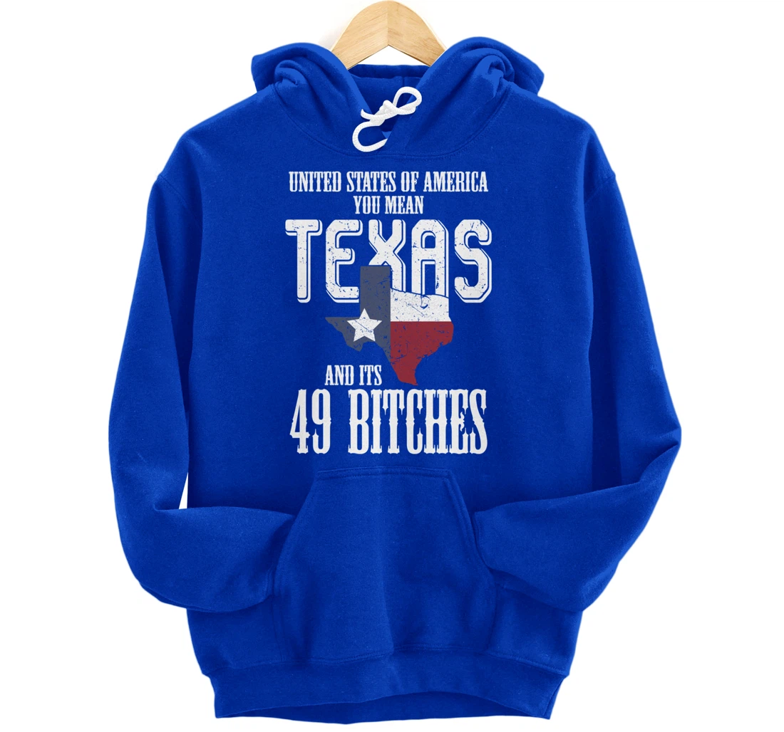 Funny USA Flag United States Of America Texas Pullover Hoodie