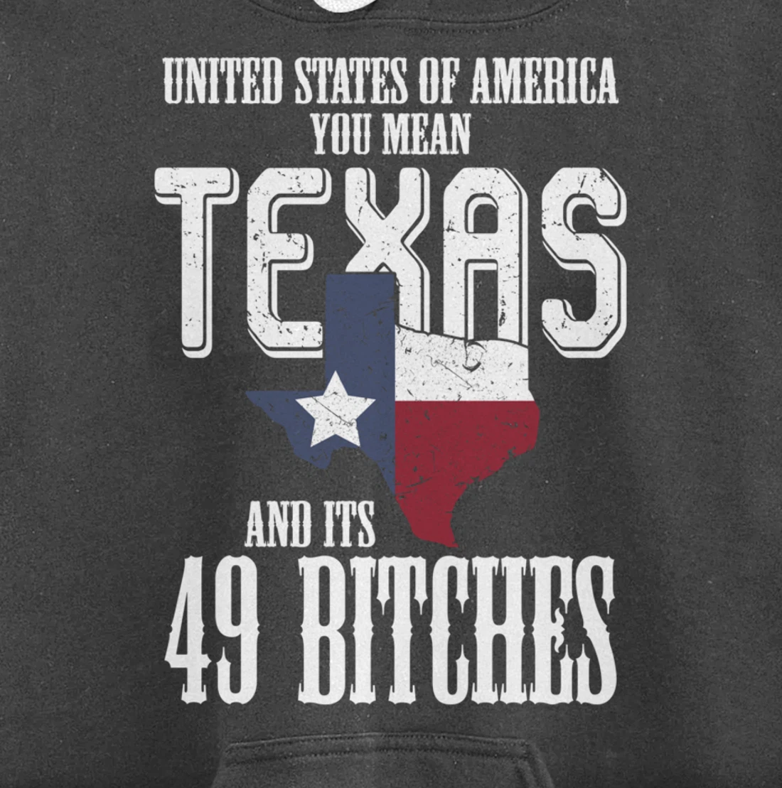 Funny USA Flag United States Of America Texas Pullover Hoodie