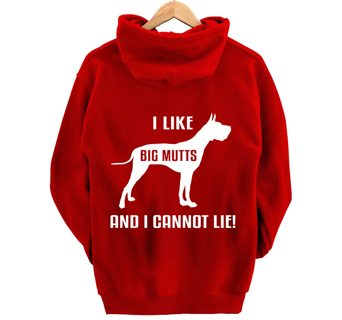 SRGDRR (Texas) Great Dane Rescue Apparel - Big Mutts Pullover Hoodie