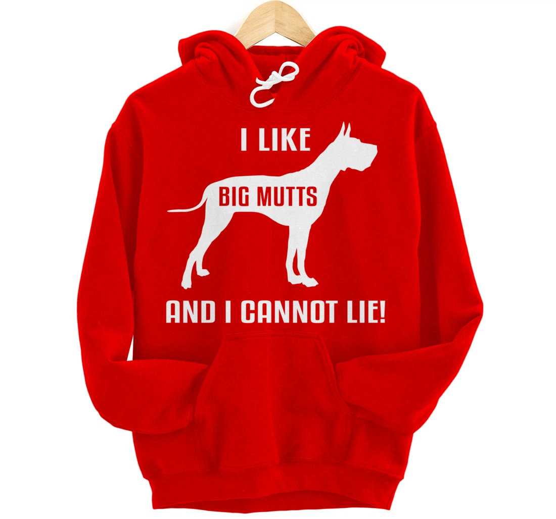 SRGDRR (Texas) Great Dane Rescue Apparel - Big Mutts Pullover Hoodie