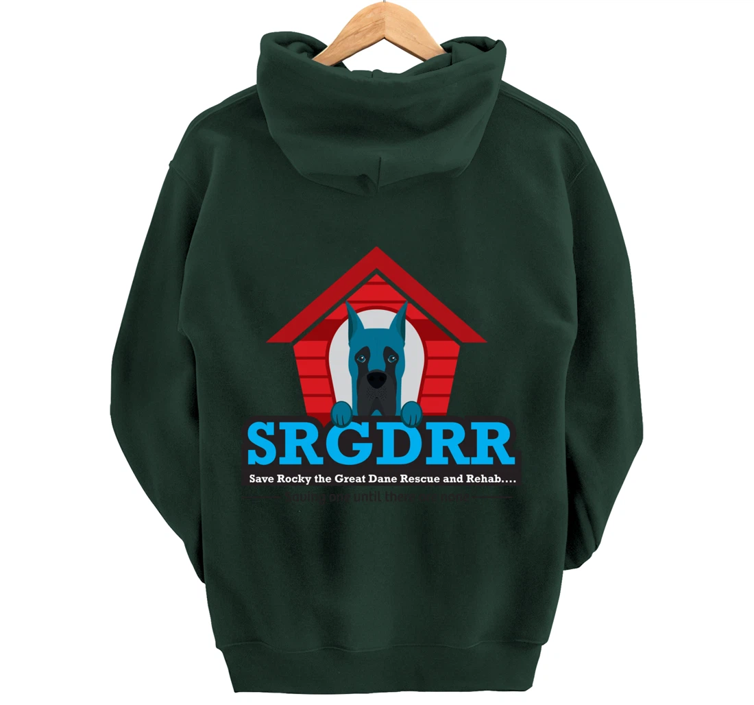 SRGDRR (Texas) Great Dane Rescue Apparel - Logo Pullover Hoodie