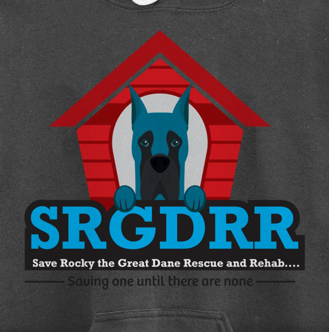 SRGDRR (Texas) Great Dane Rescue Apparel - Logo Pullover Hoodie