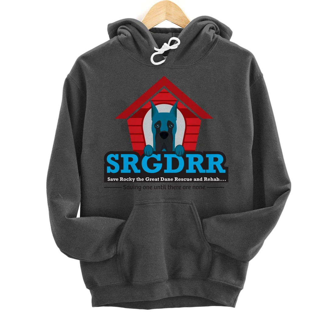 SRGDRR (Texas) Great Dane Rescue Apparel - Logo Pullover Hoodie