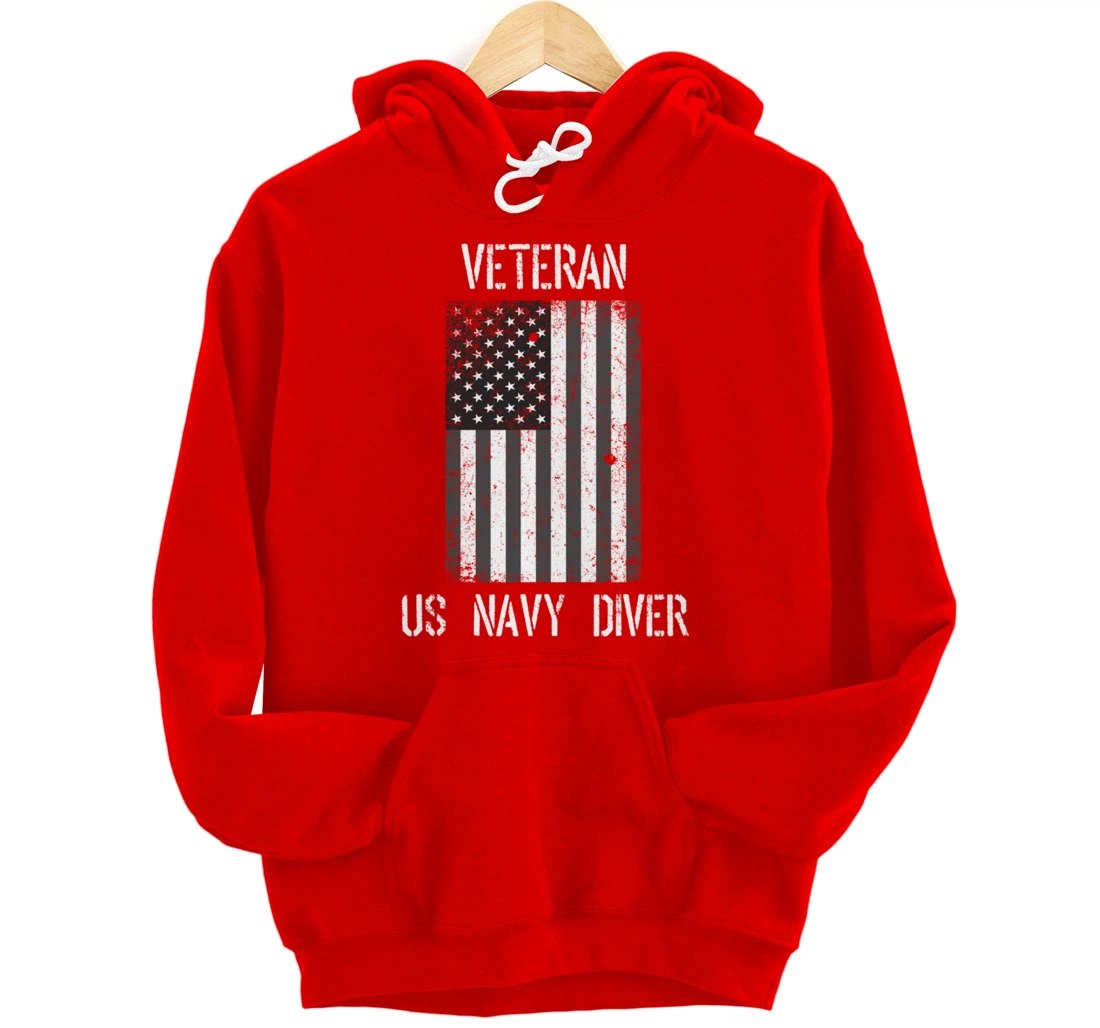 Veteran US NAVY DIVER Pullover Hoodie