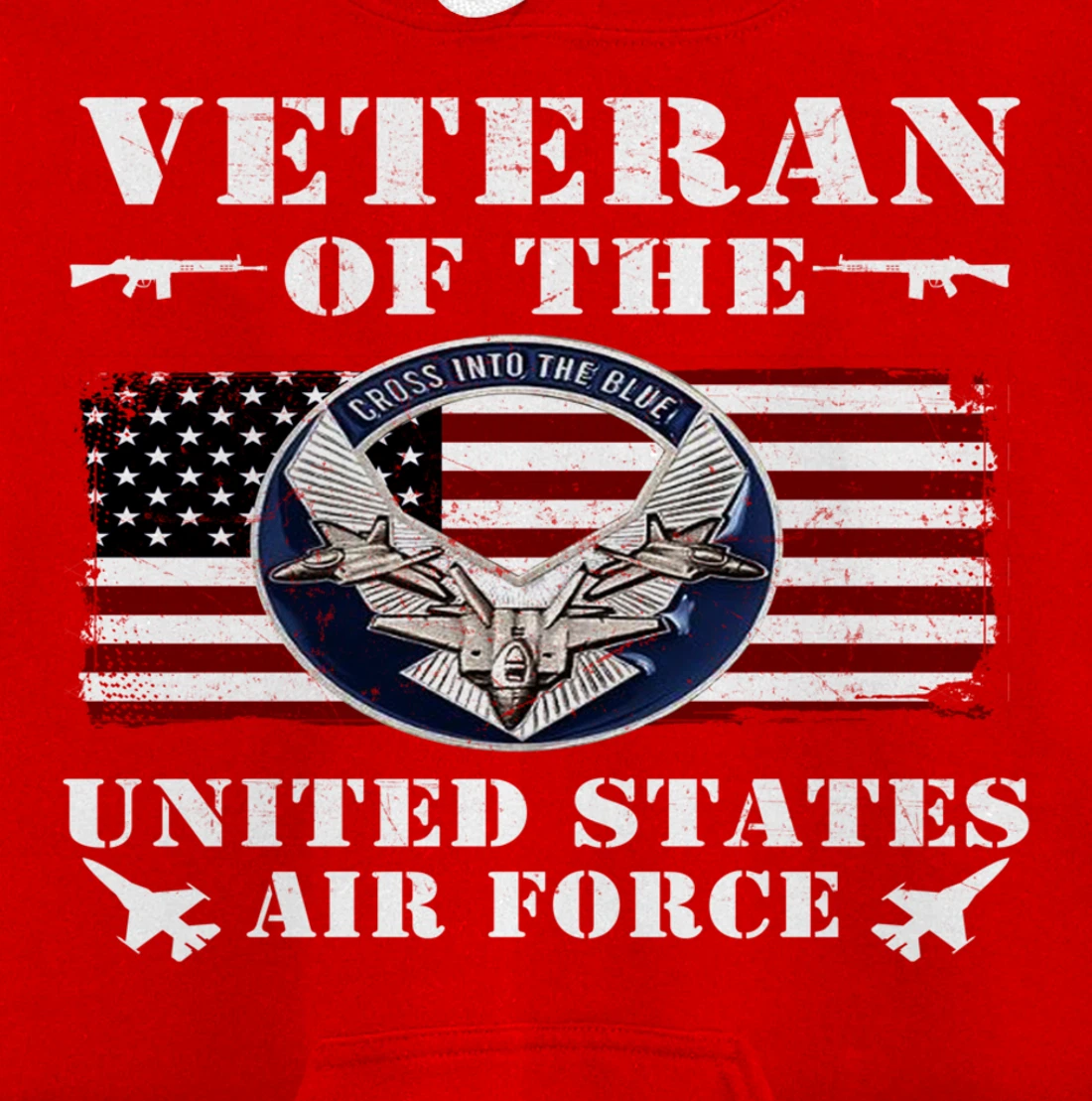 VETERAN 365 Veteran Of The United States Air Force Pullover Hoodie