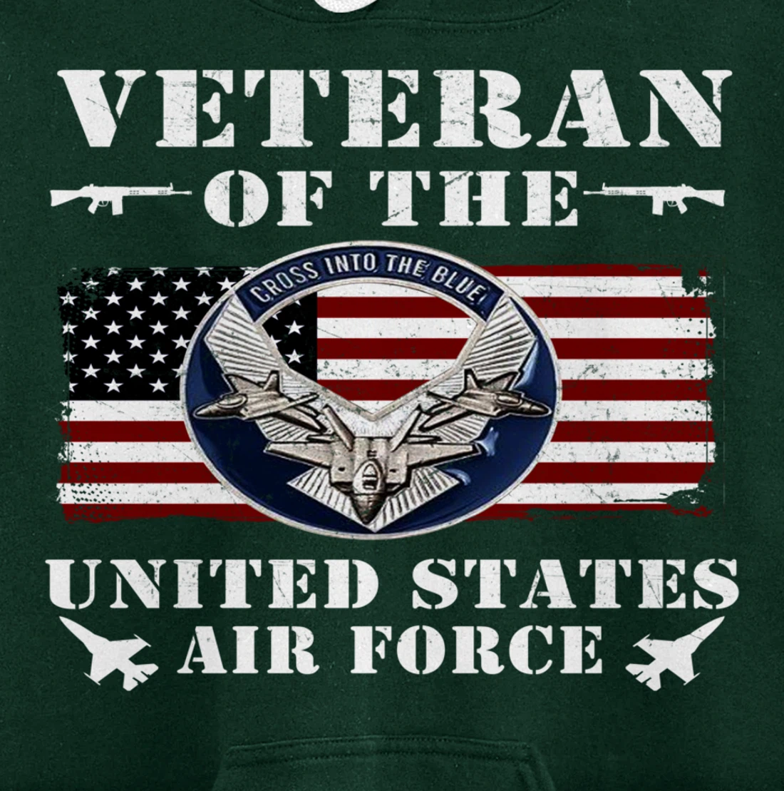 VETERAN 365 Veteran Of The United States Air Force Pullover Hoodie
