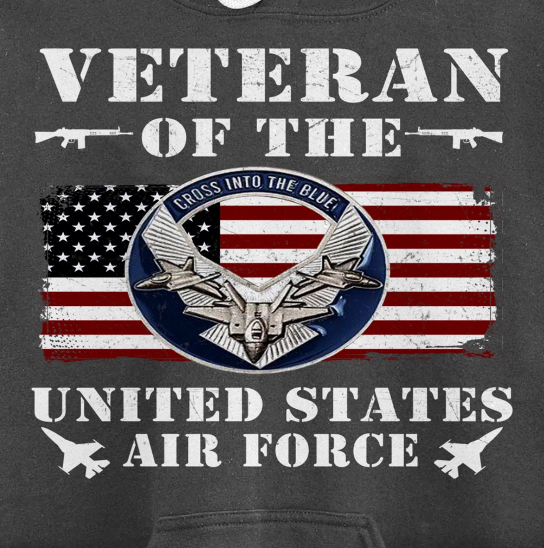 VETERAN 365 Veteran Of The United States Air Force Pullover Hoodie