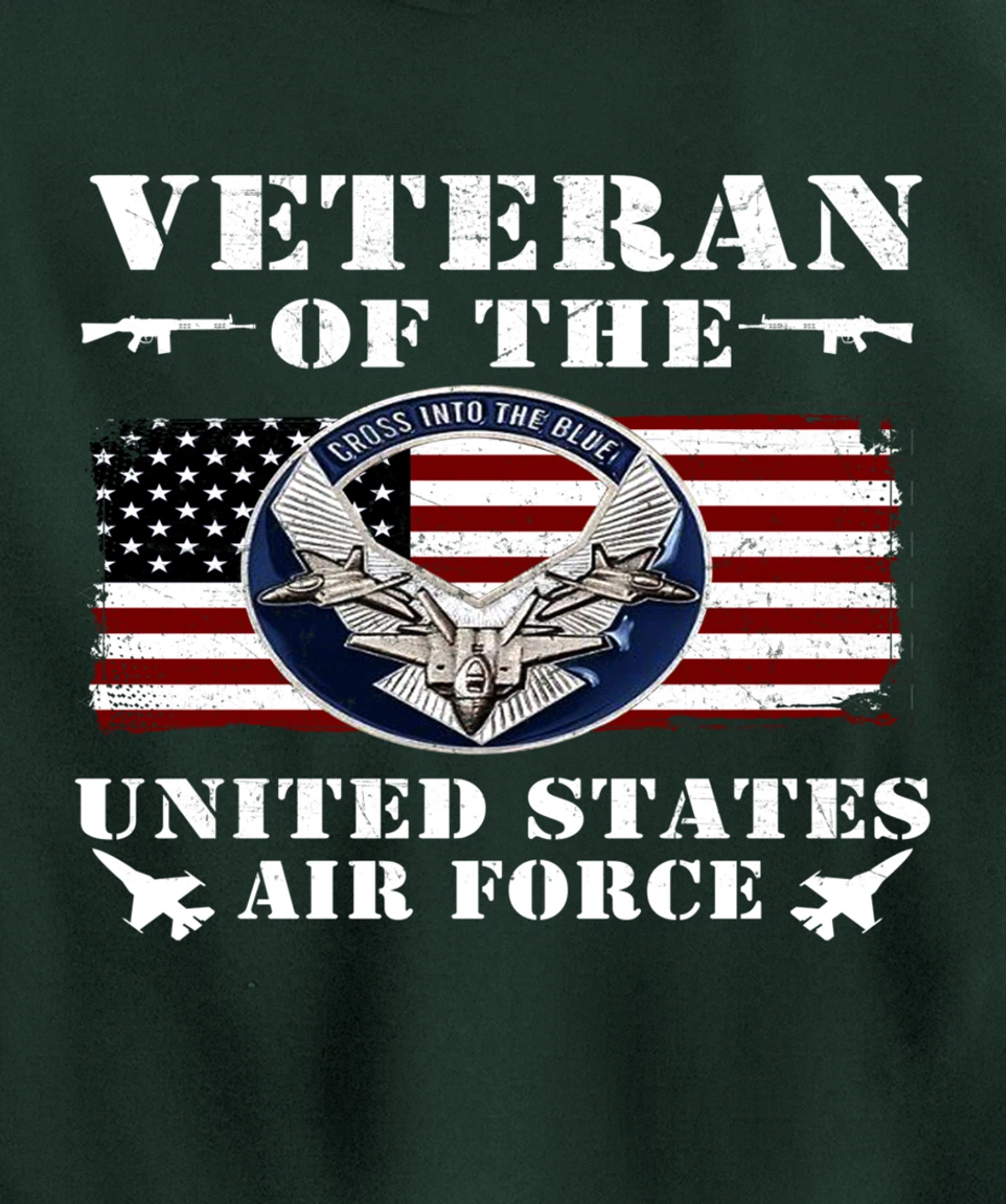 VETERAN 365 Veteran Of The United States Air Force Pullover Hoodie