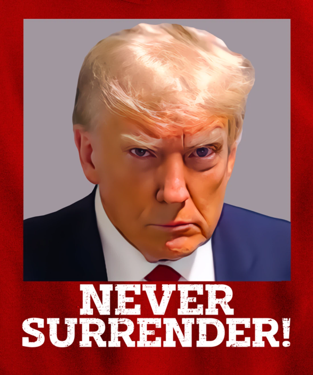 Never Surrender Pro Trump Pullover Hoodie