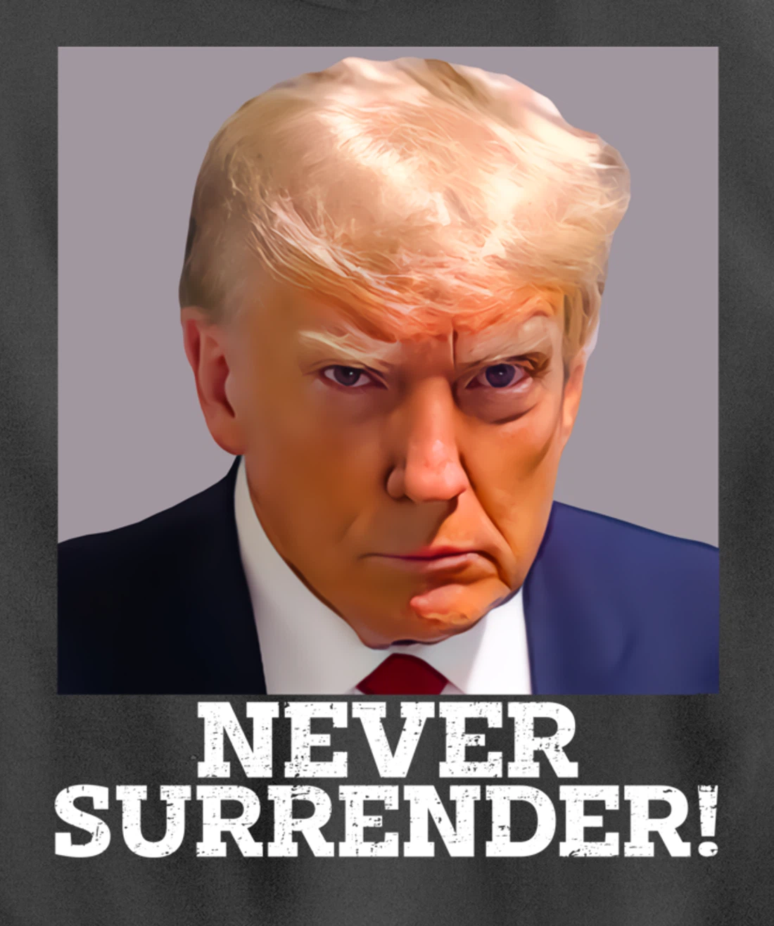 Never Surrender Pro Trump Pullover Hoodie