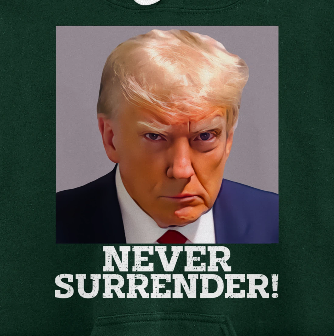 Never Surrender Pro Trump Pullover Hoodie