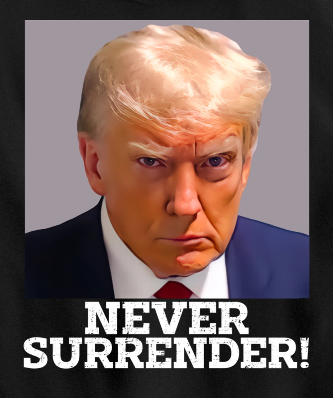 Never Surrender Pro Trump Pullover Hoodie
