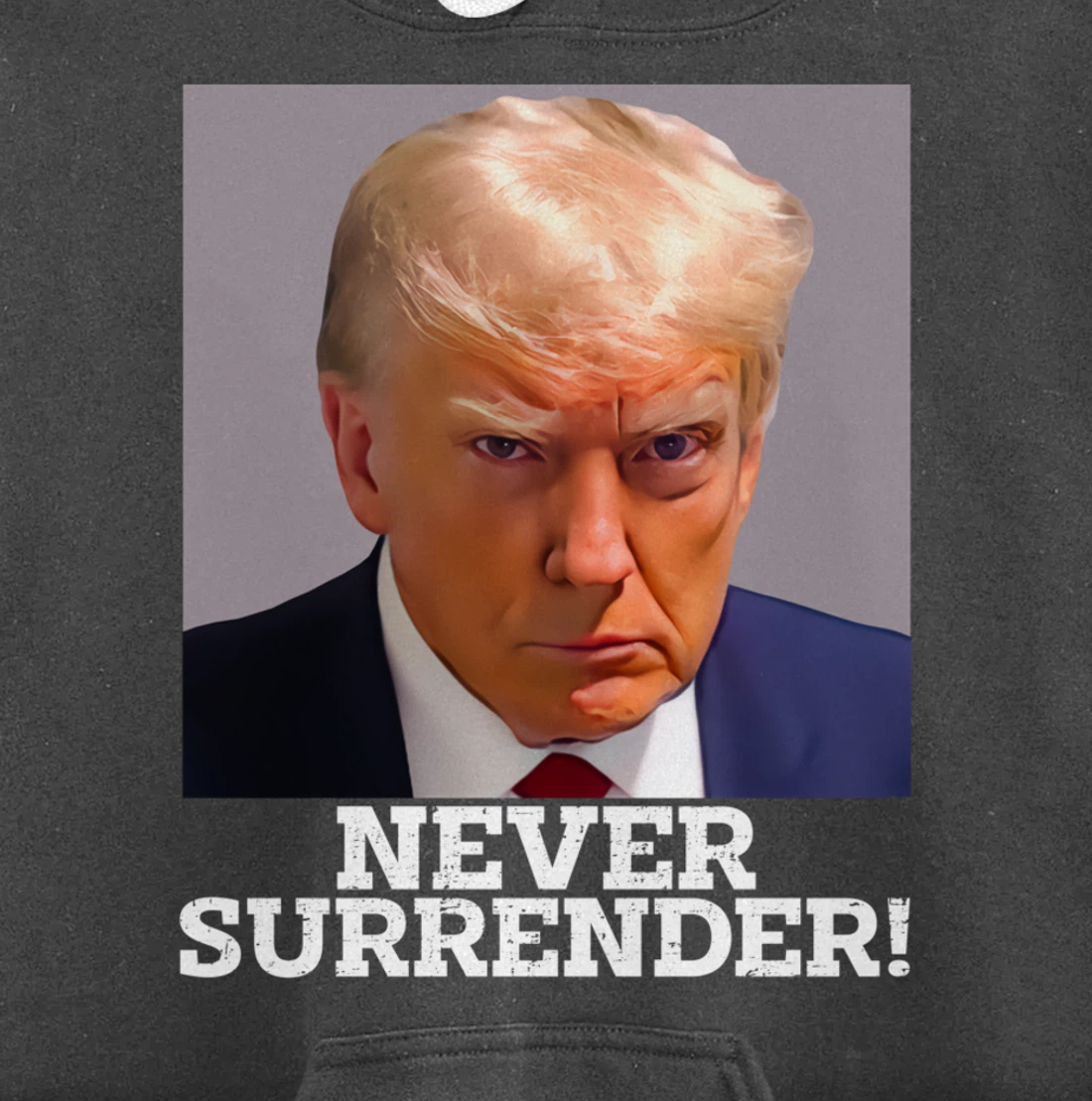 Never Surrender Pro Trump Pullover Hoodie