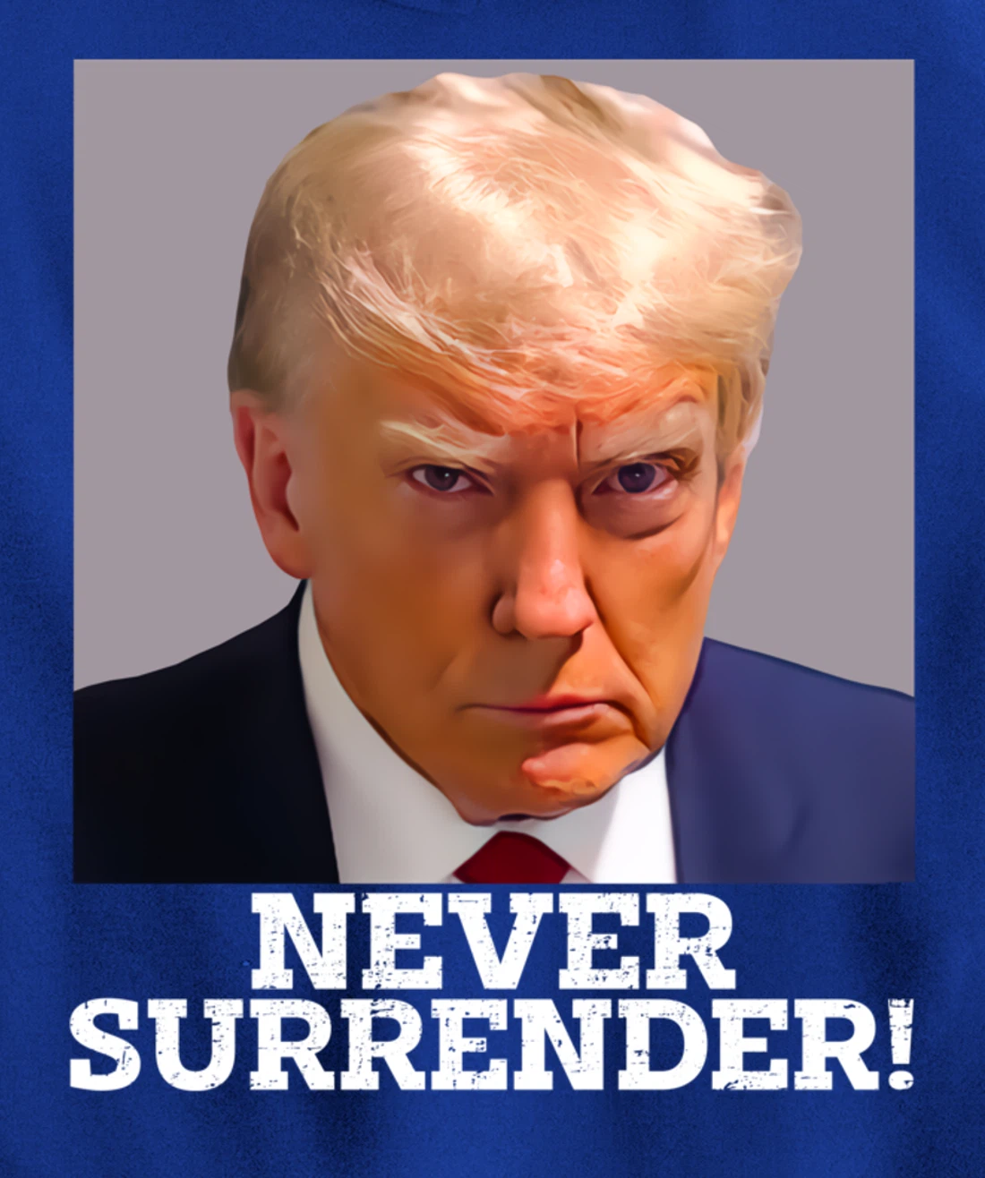 Never Surrender Pro Trump Pullover Hoodie