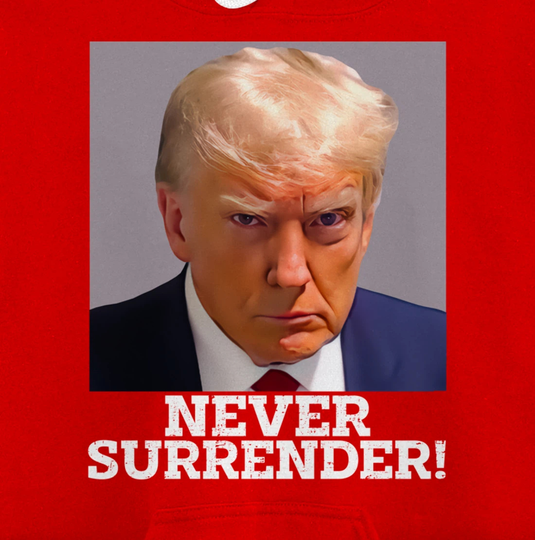 Never Surrender Pro Trump Pullover Hoodie