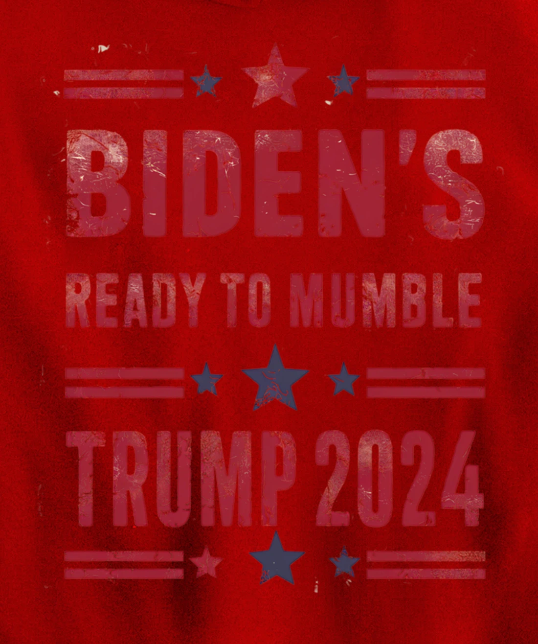Trump Vs Biden 2024 Presidential Elections Funny Debate Pullover Hoodie