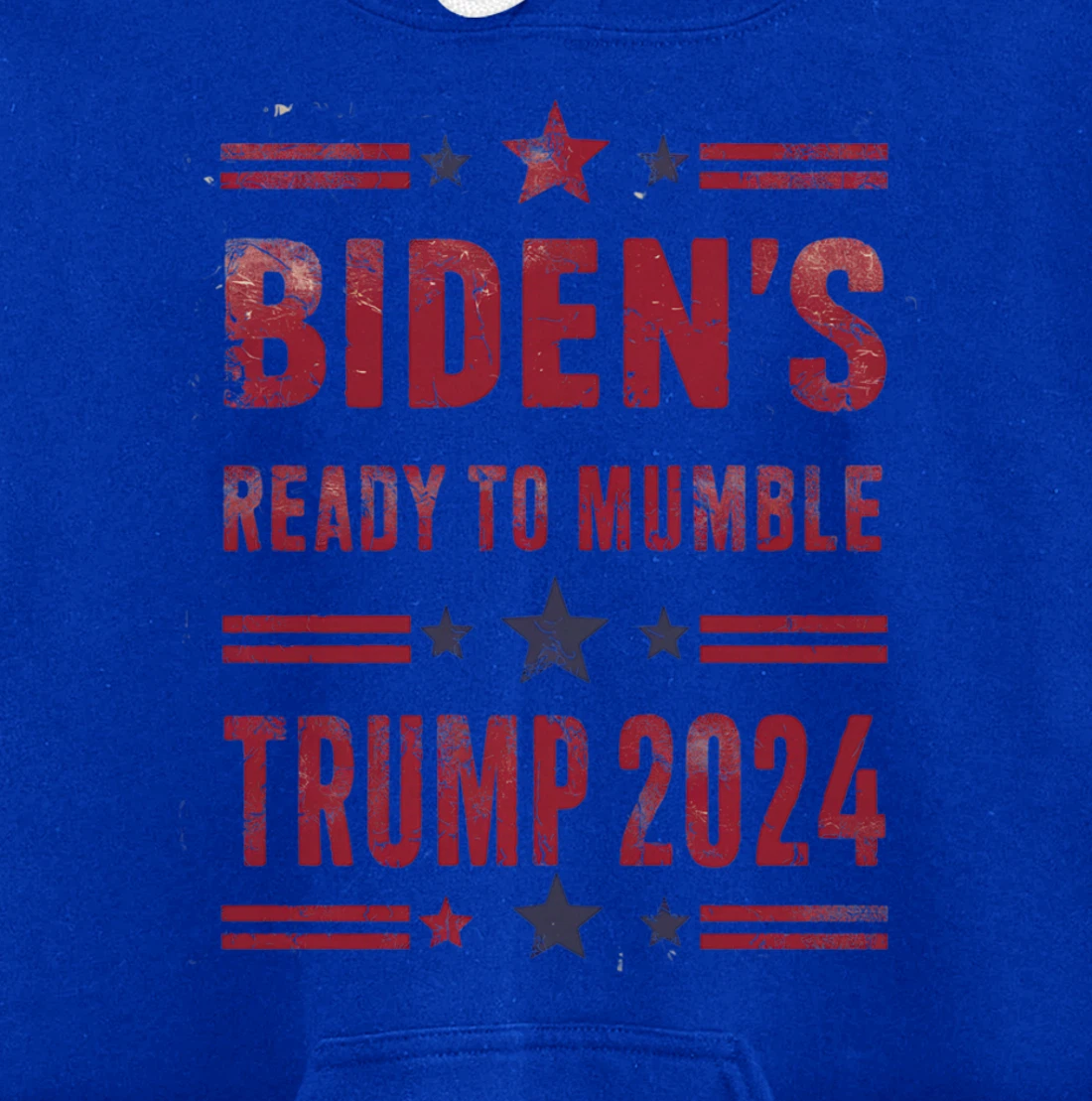Trump Vs Biden 2024 Presidential Elections Funny Debate Pullover Hoodie