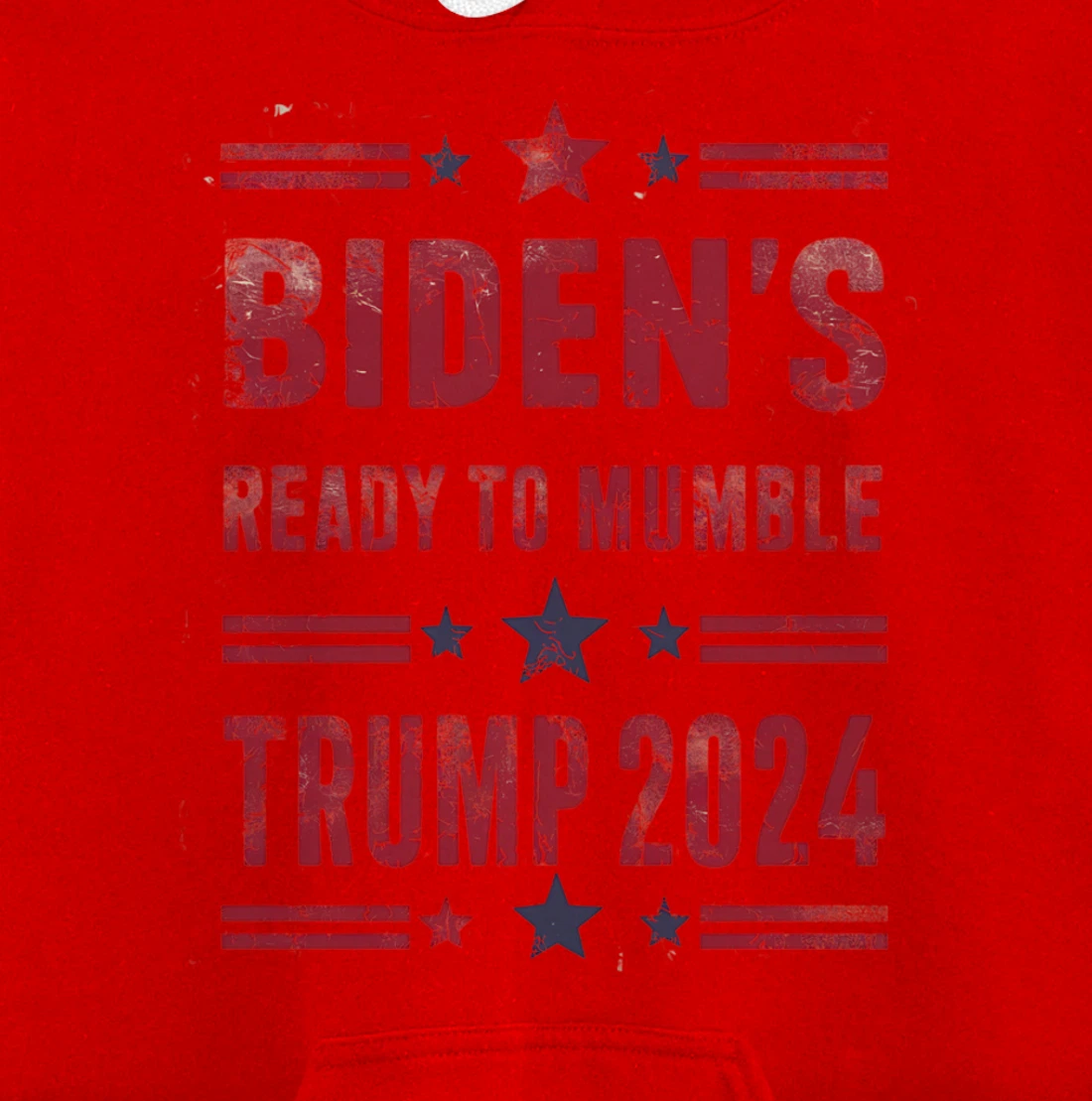 Trump Vs Biden 2024 Presidential Elections Funny Debate Pullover Hoodie