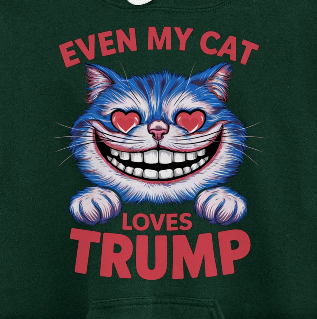 Even My Cat Loves Trump 2024 Trump 2024 supporter Pullover Hoodie