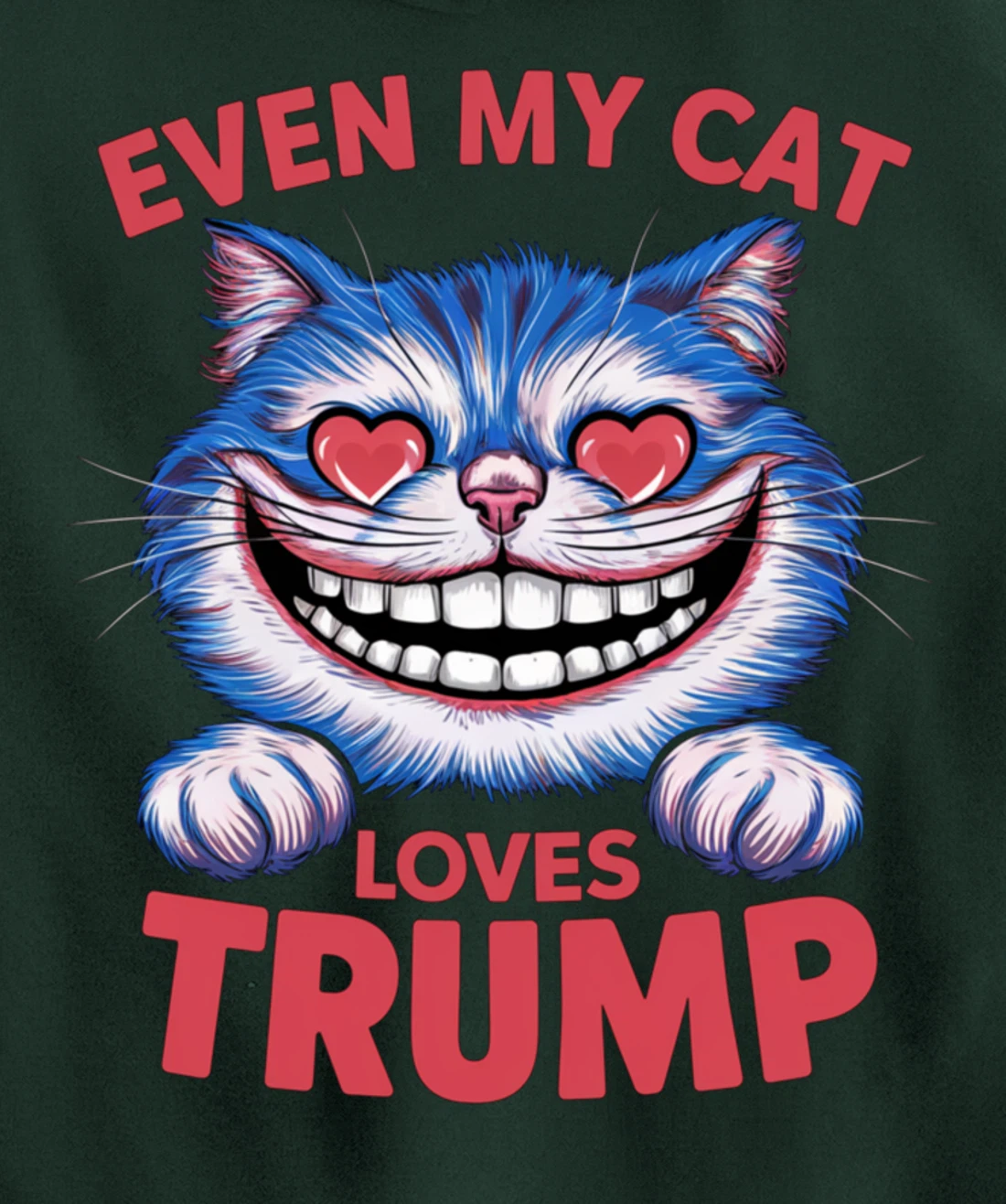 Even My Cat Loves Trump 2024 Trump 2024 supporter Pullover Hoodie
