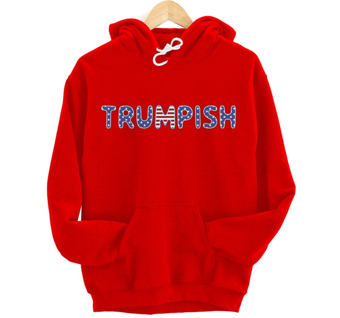 Trumpish 2024 Donald Trump 2024 Pro Trump Mug shot Trump Ish Pullover Hoodie