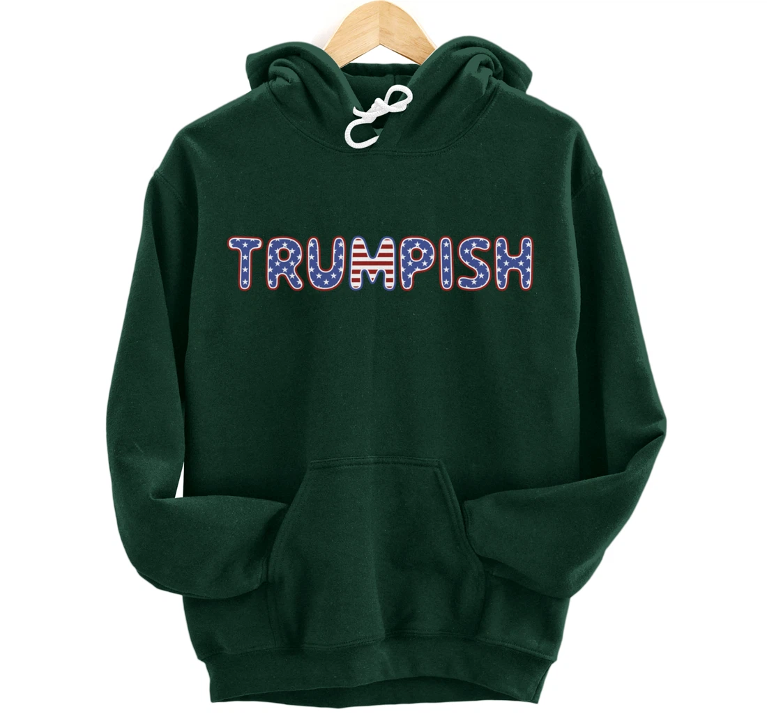 Trumpish 2024 Donald Trump 2024 Pro Trump Mug shot Trump Ish Pullover Hoodie