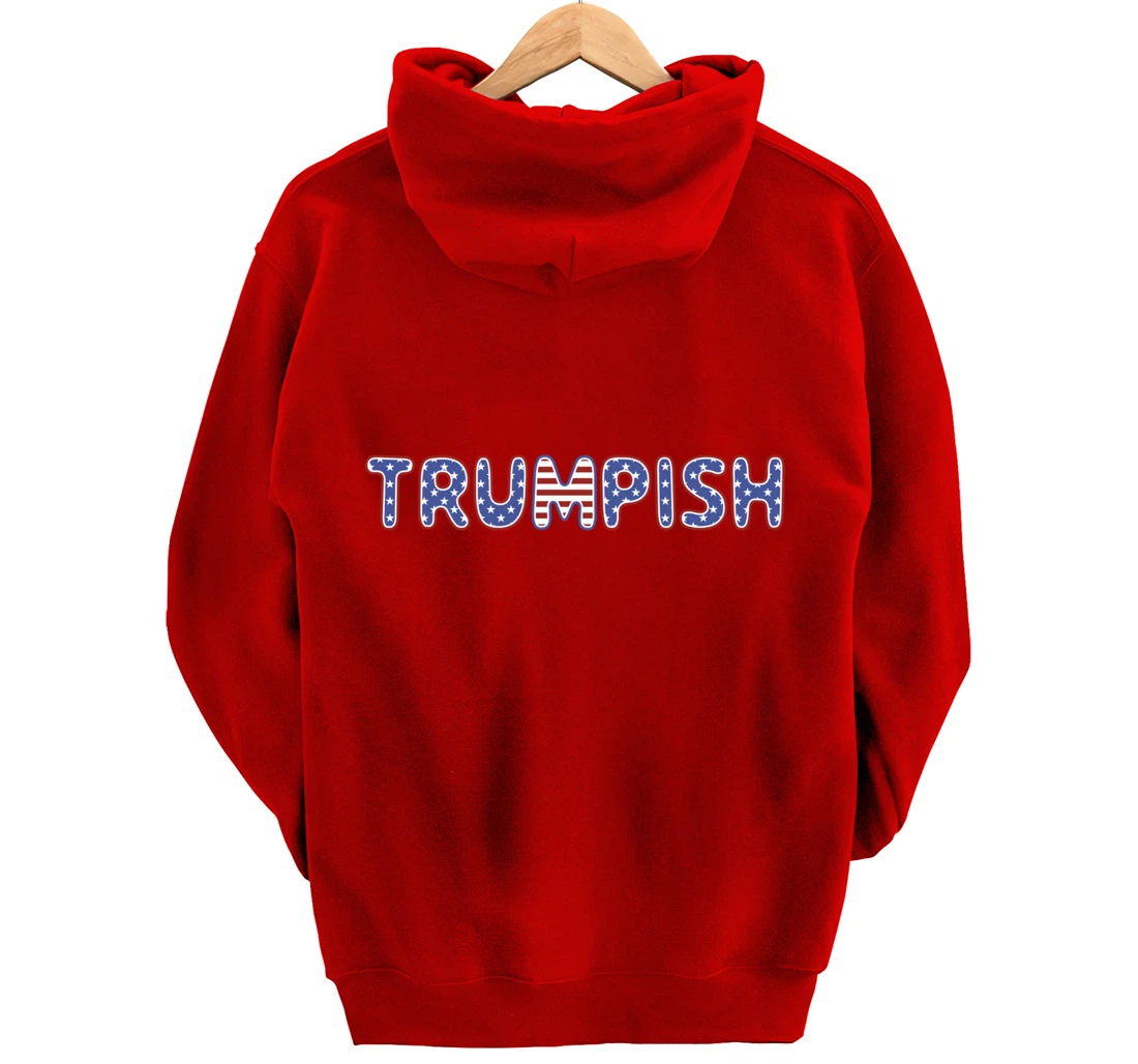Trumpish 2024 Donald Trump 2024 Pro Trump Mug shot Trump Ish Pullover Hoodie