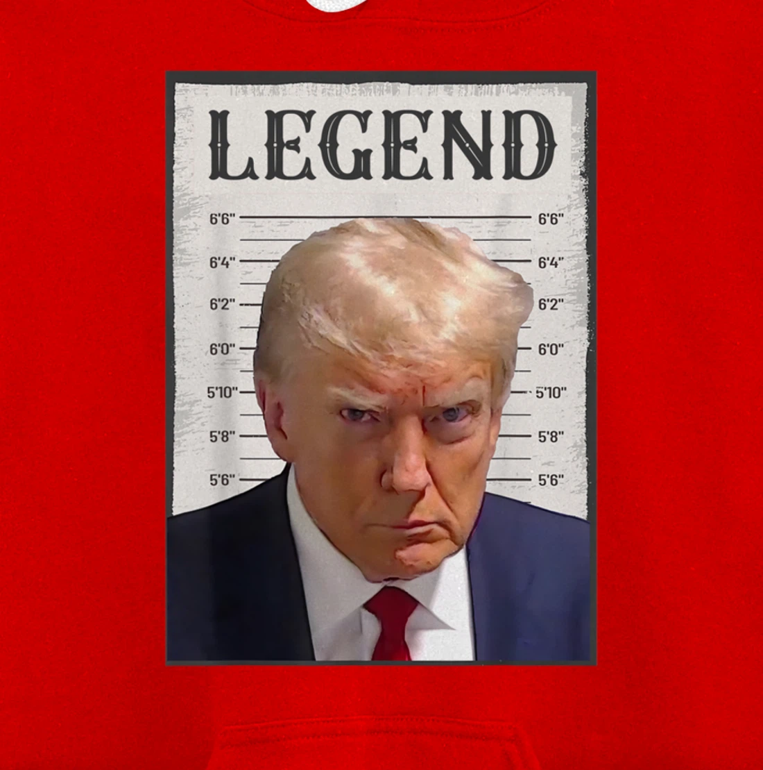 Trump 2024 President Legend Pullover Hoodie