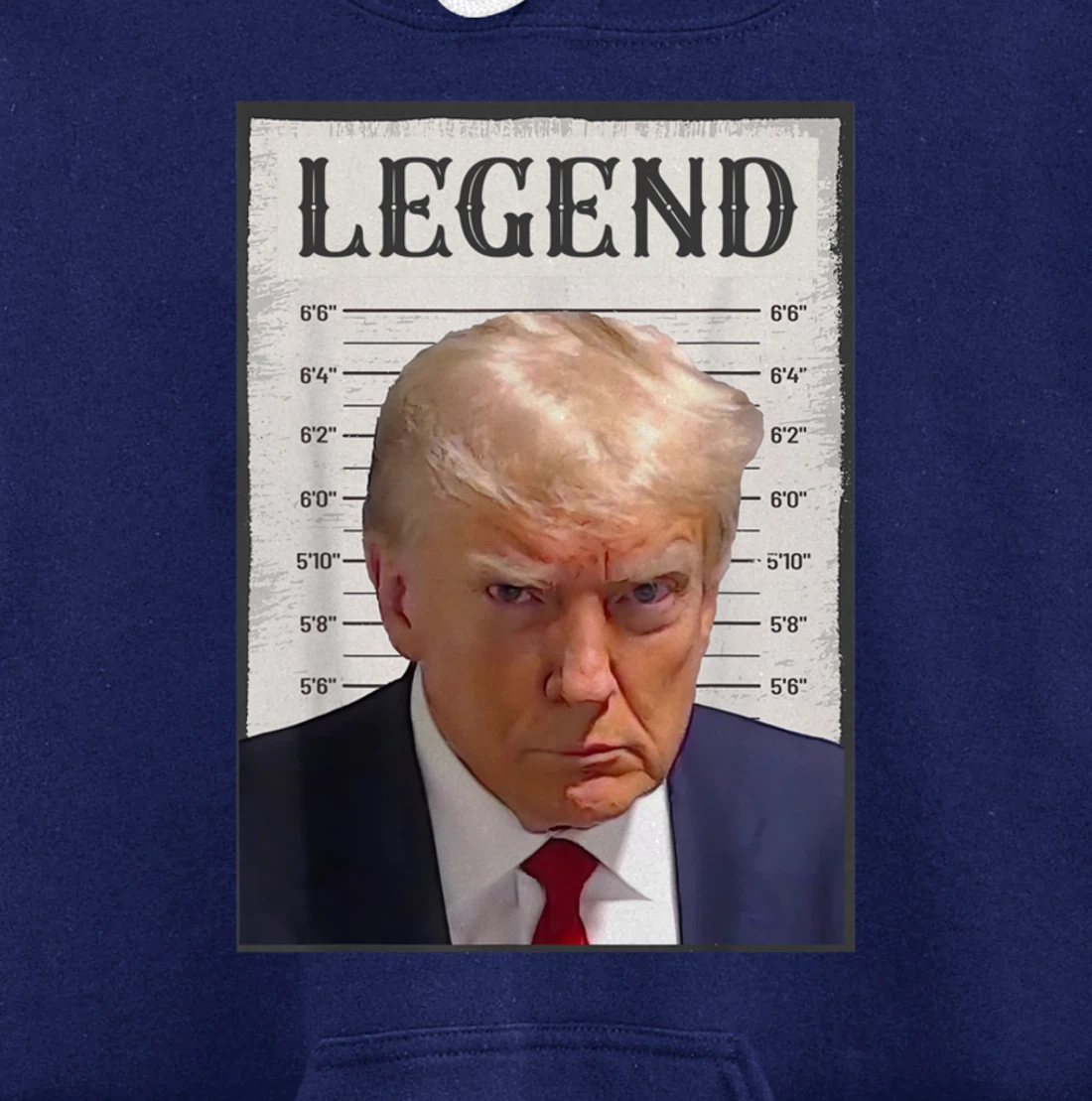 Trump 2024 President Legend Pullover Hoodie