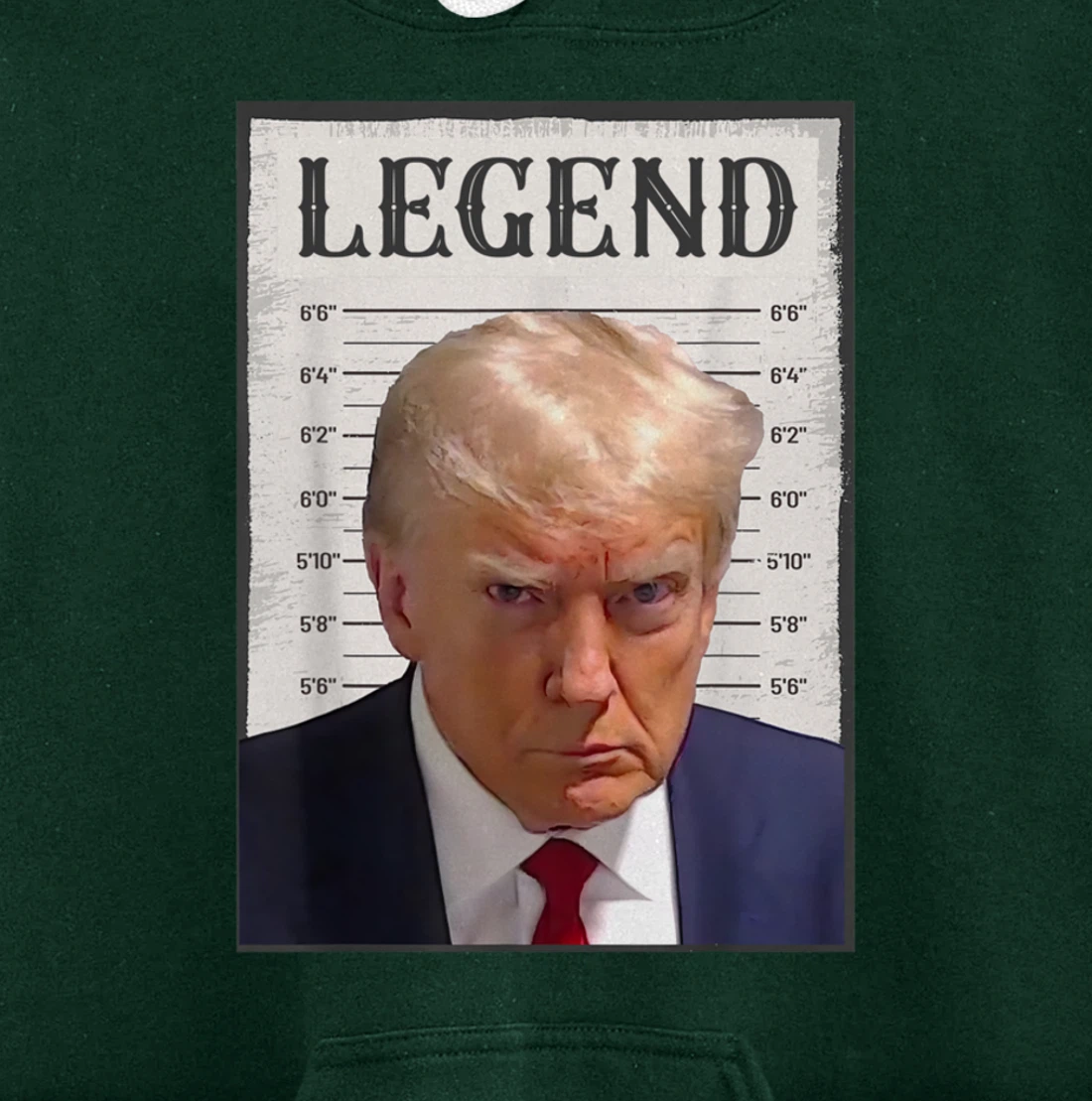 Trump 2024 President Legend Pullover Hoodie