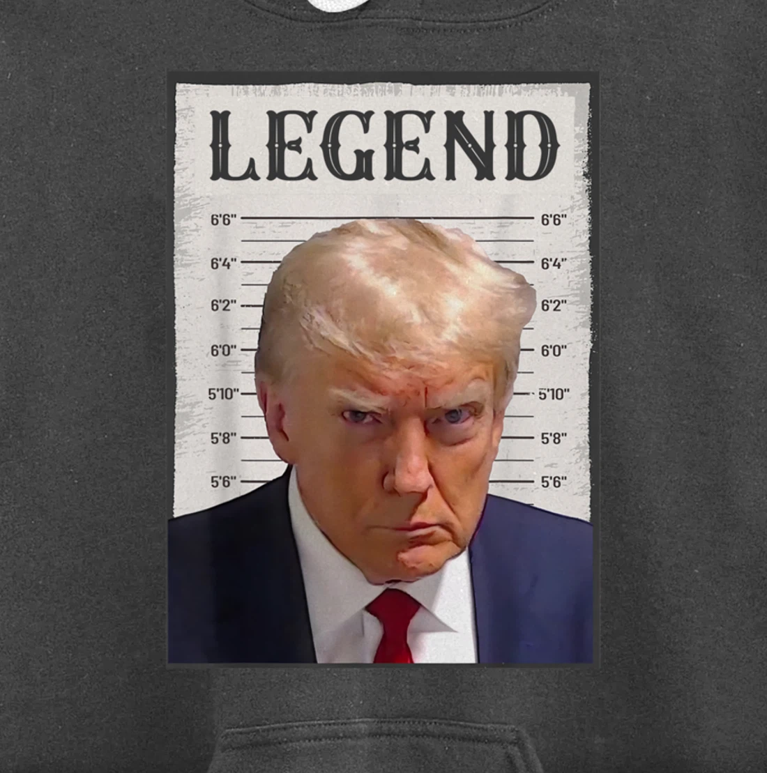 Trump 2024 President Legend Pullover Hoodie