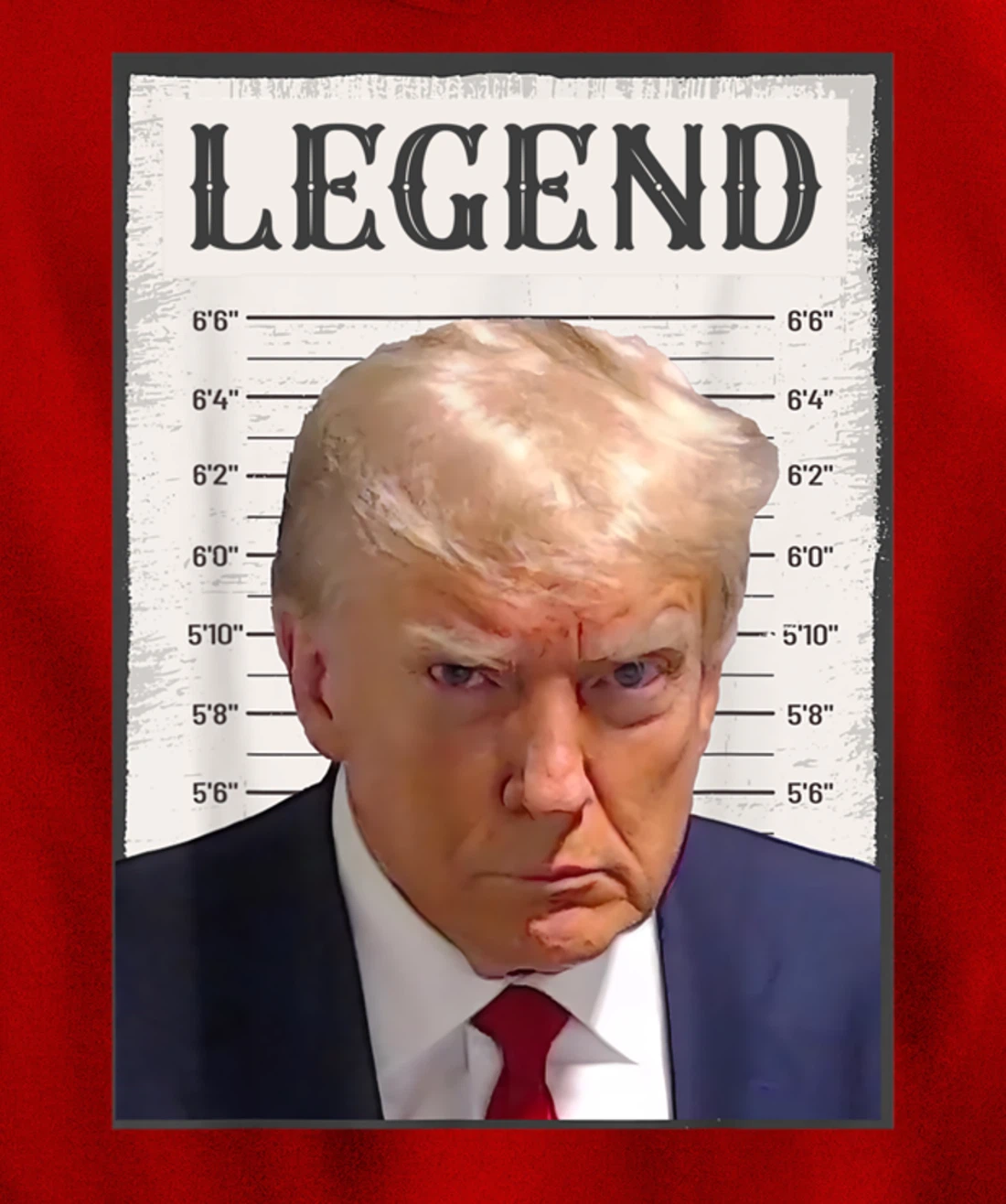 Trump 2024 President Legend Pullover Hoodie