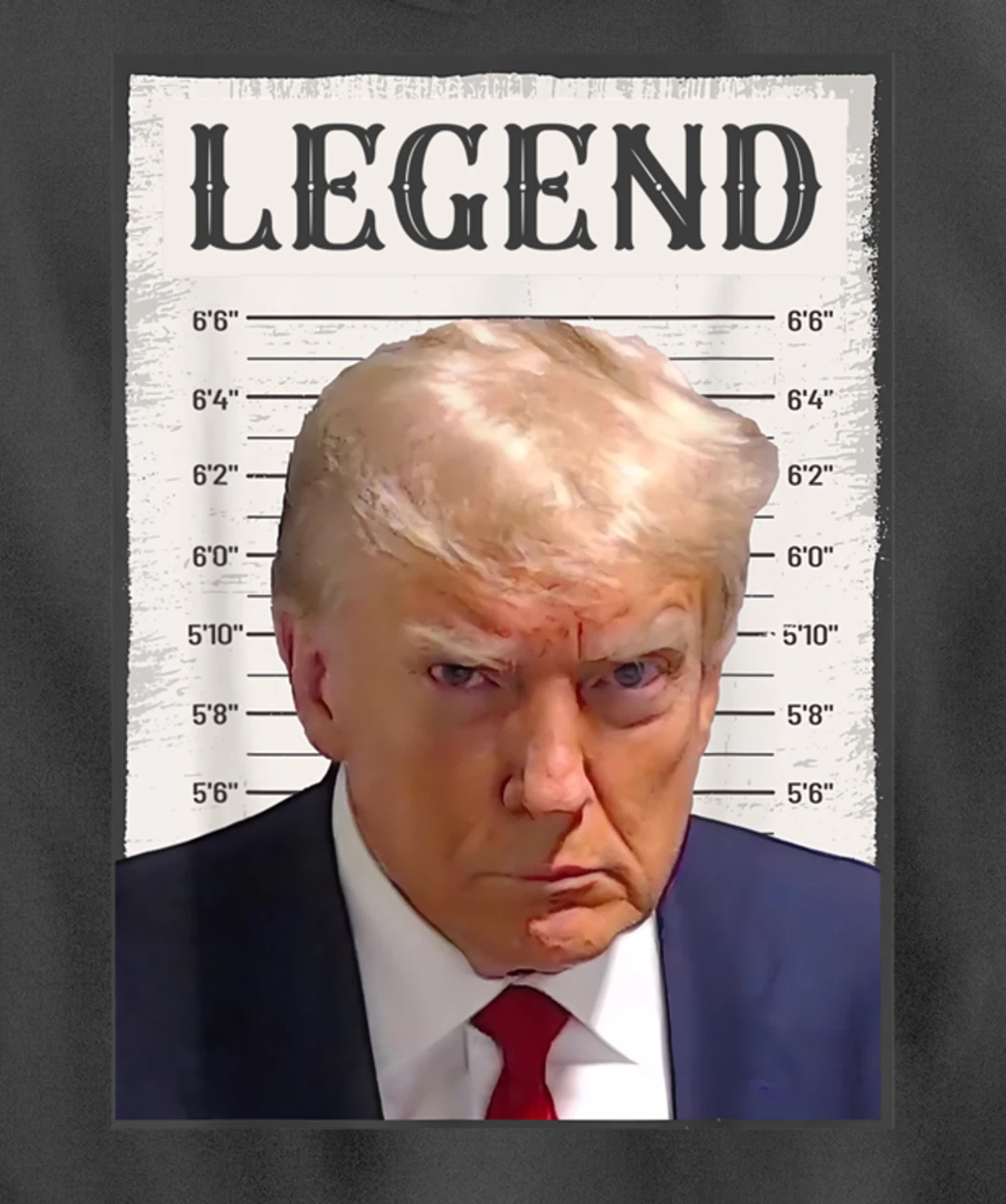 Trump 2024 President Legend Pullover Hoodie