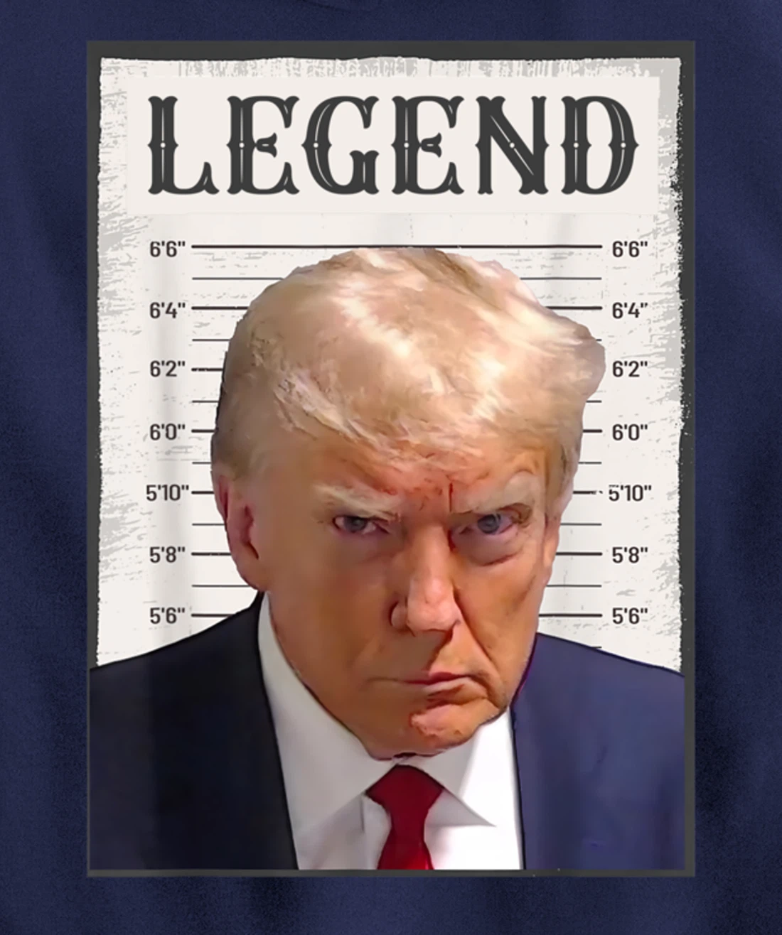 Trump 2024 President Legend Pullover Hoodie