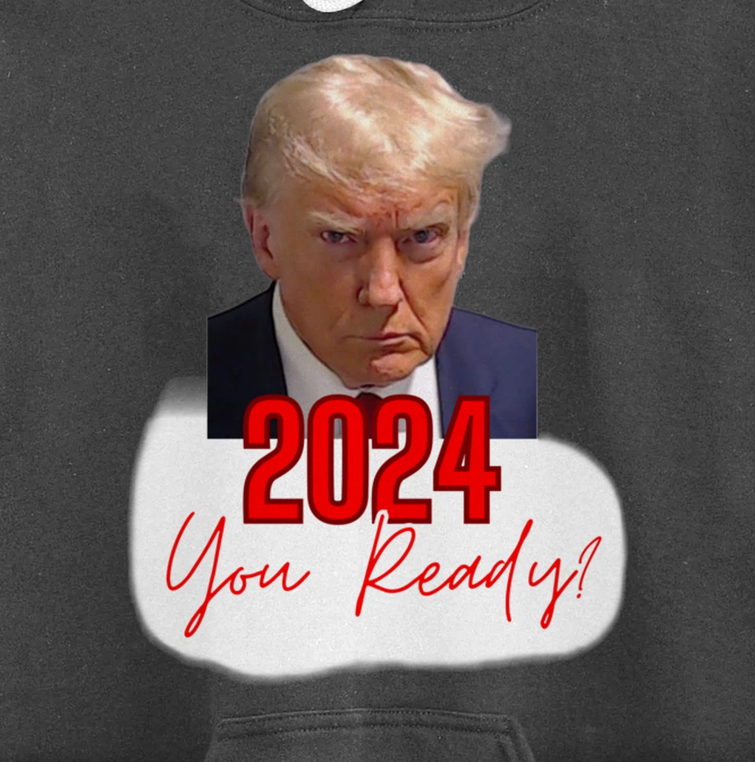 Trump Mugshot, 2024 You Ready? Pullover Hoodie