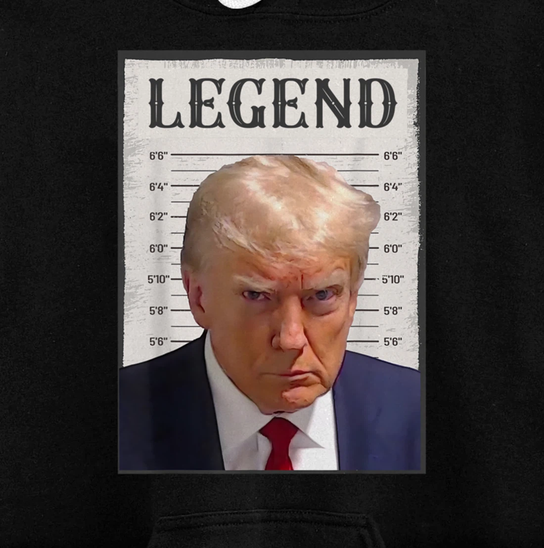 Trump 2024 President Legend Pullover Hoodie
